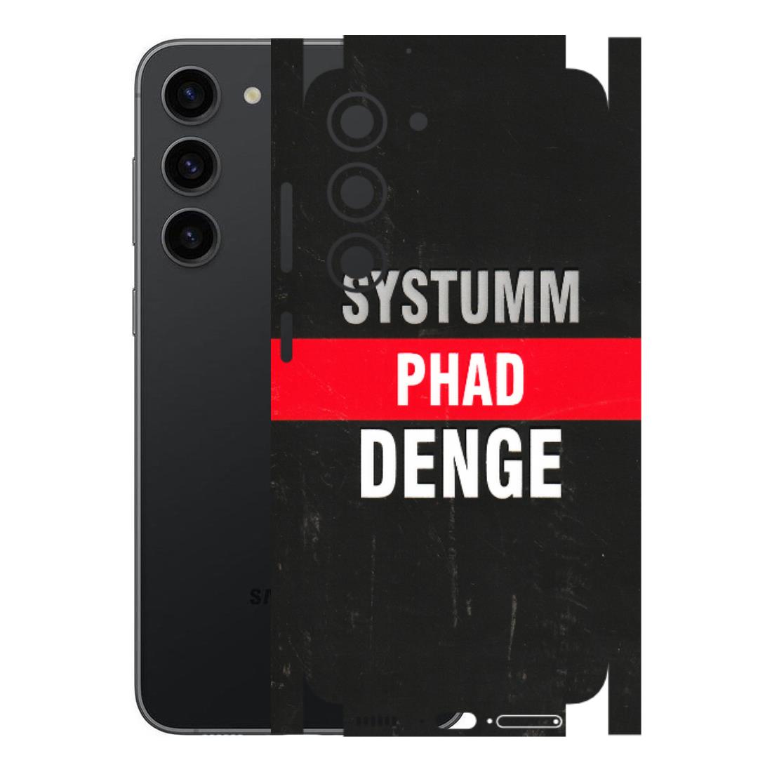 Samsung A/S Series Phone Skins (All Models) - Systumm Phad Denge - 3D Embossed Finish (L-278) Samsung Galaxy S23 (5G)