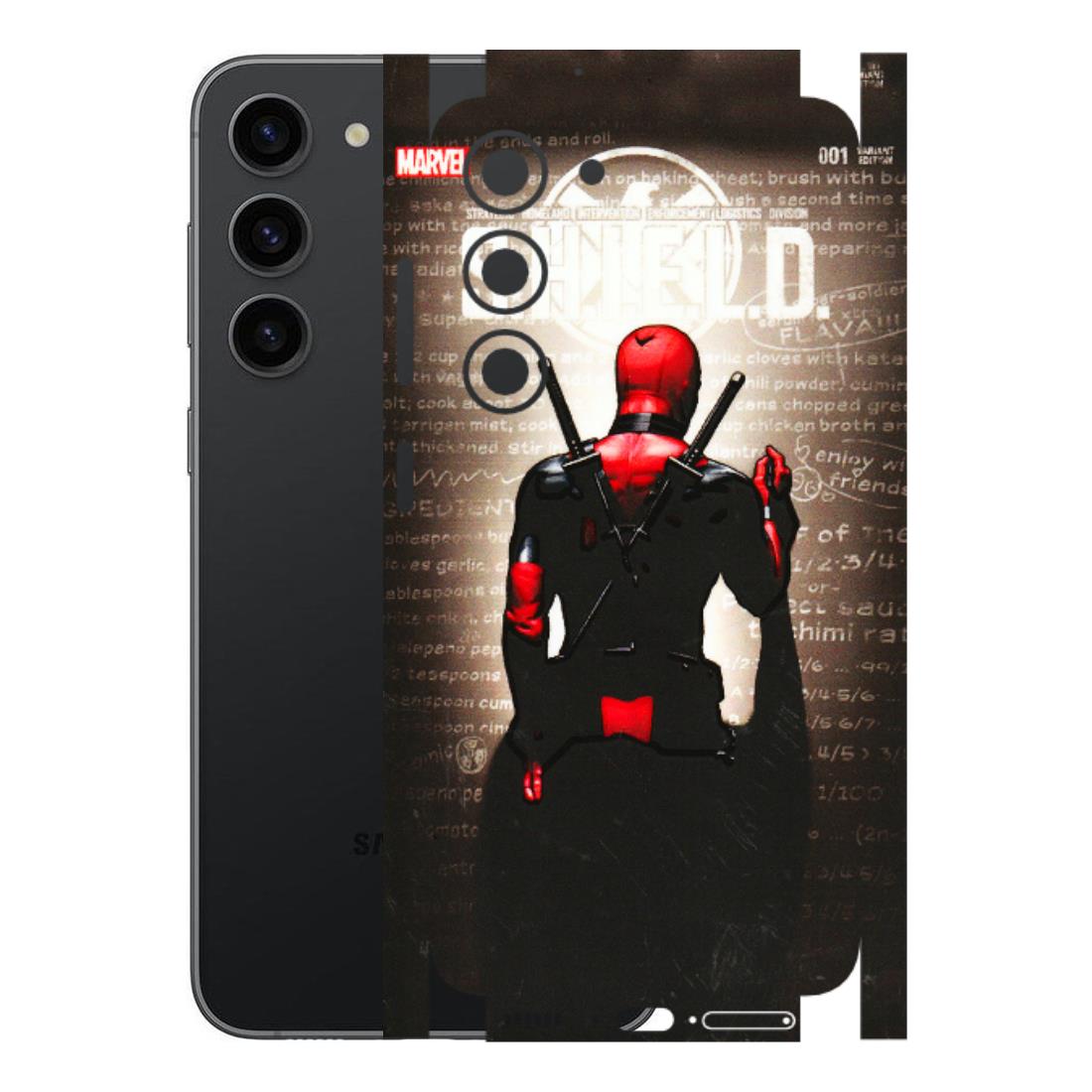 Samsung A/S Series Phone Skins (All Models) - Deadpool - 3D Embossed Finish (L-56) Samsung Galaxy S23 (5G)