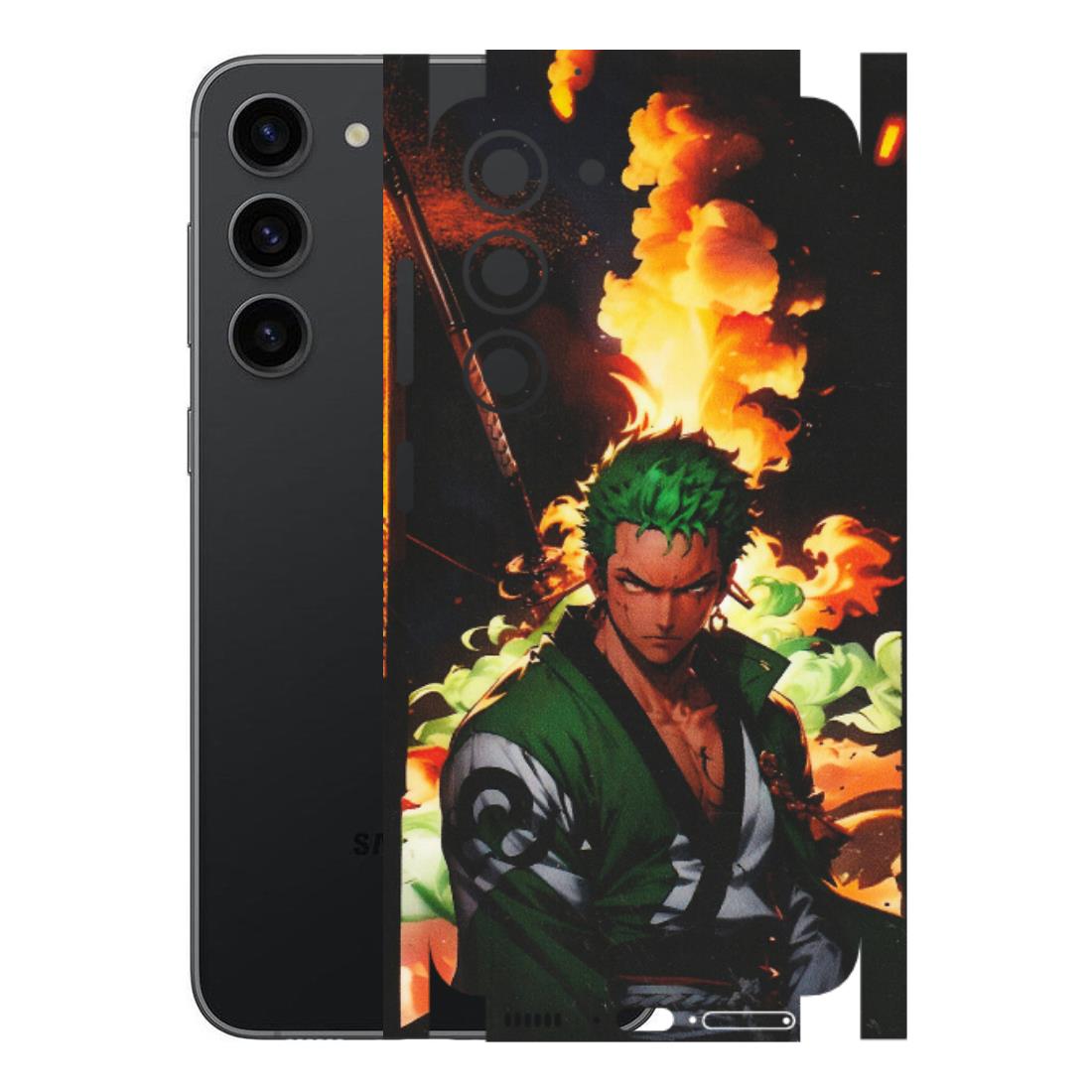 Samsung A/S Series Phone Skins (All Models) - Roronoa Zoro - Matte Finish (M-102) Samsung Galaxy S23 (5G)