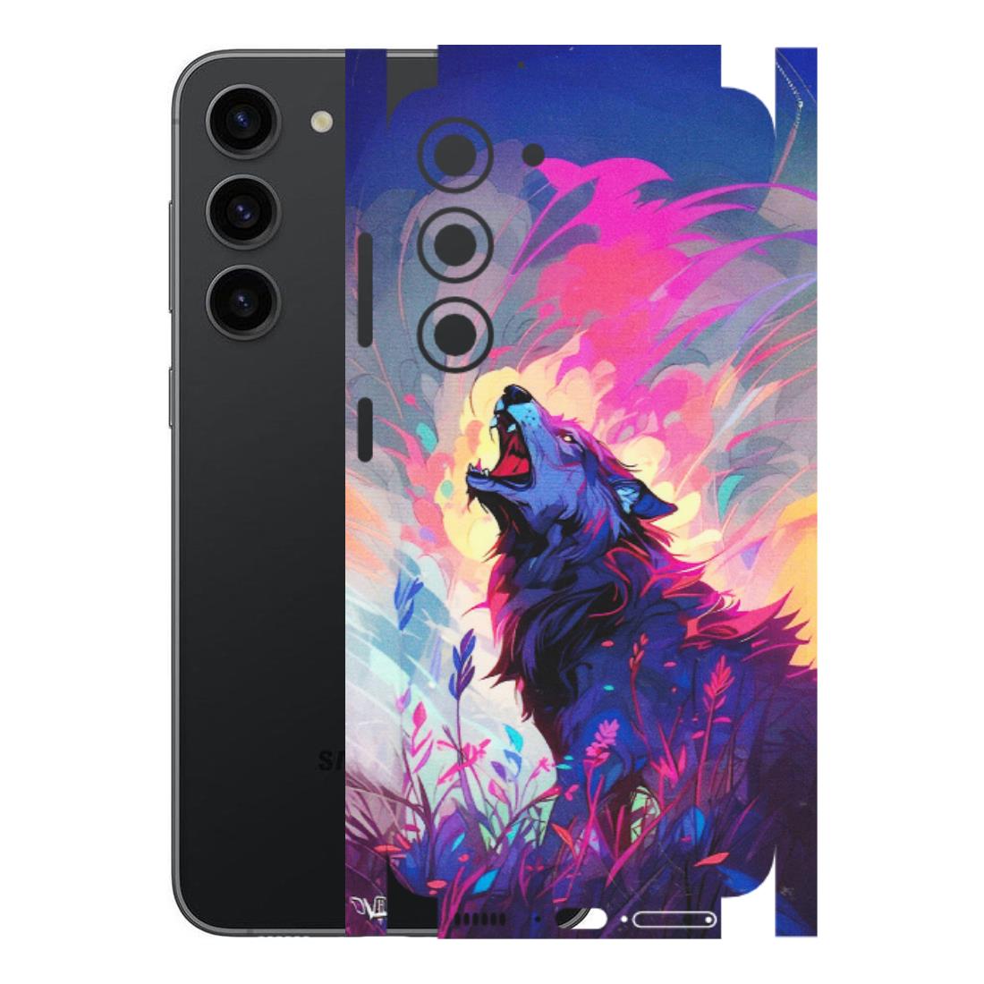 Samsung A/S Series Phone Skins (All Models) - New Wild Wolf Abstract - Matte Finish (M-125) Samsung Galaxy S23 (5G)