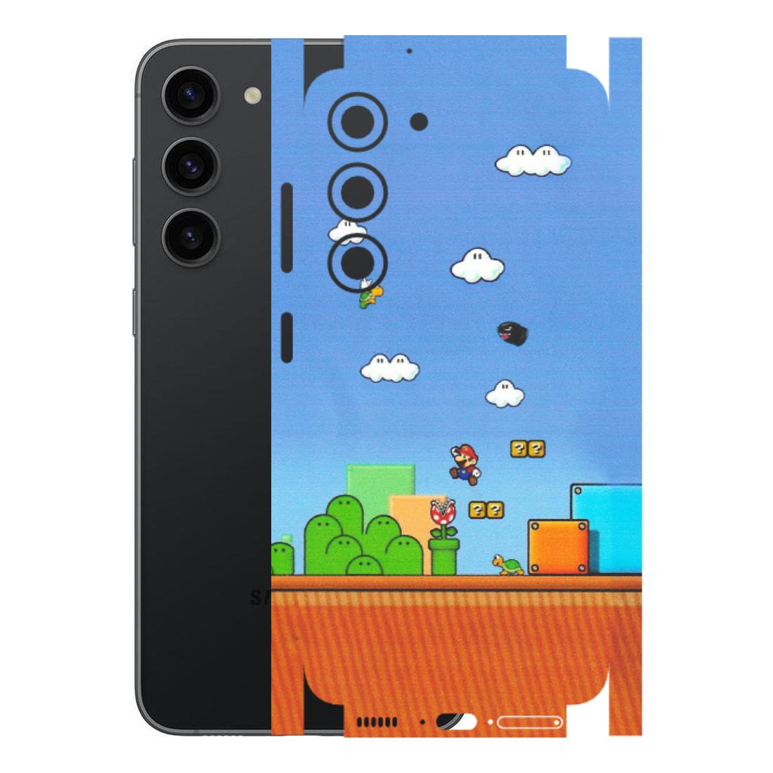 Samsung A/S Series Phone Skins (All Models) - Mario Game Scene - Matte Finish (M-24) Samsung Galaxy S23 (5G)