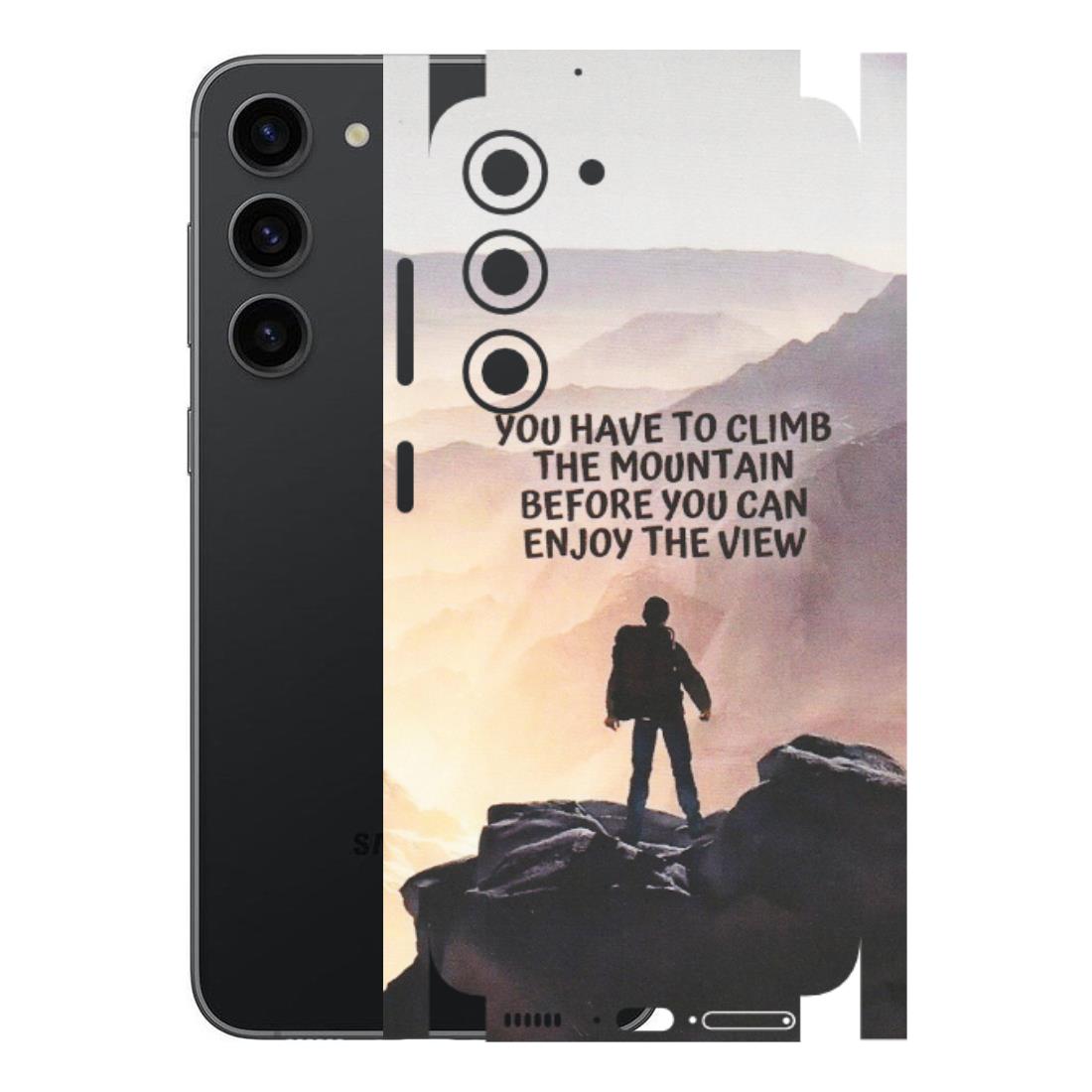 Samsung A/S Series Phone Skins (All Models) - Motivational Hiking Mountain - Matte Finish (M-28) Samsung Galaxy S23 (5G)