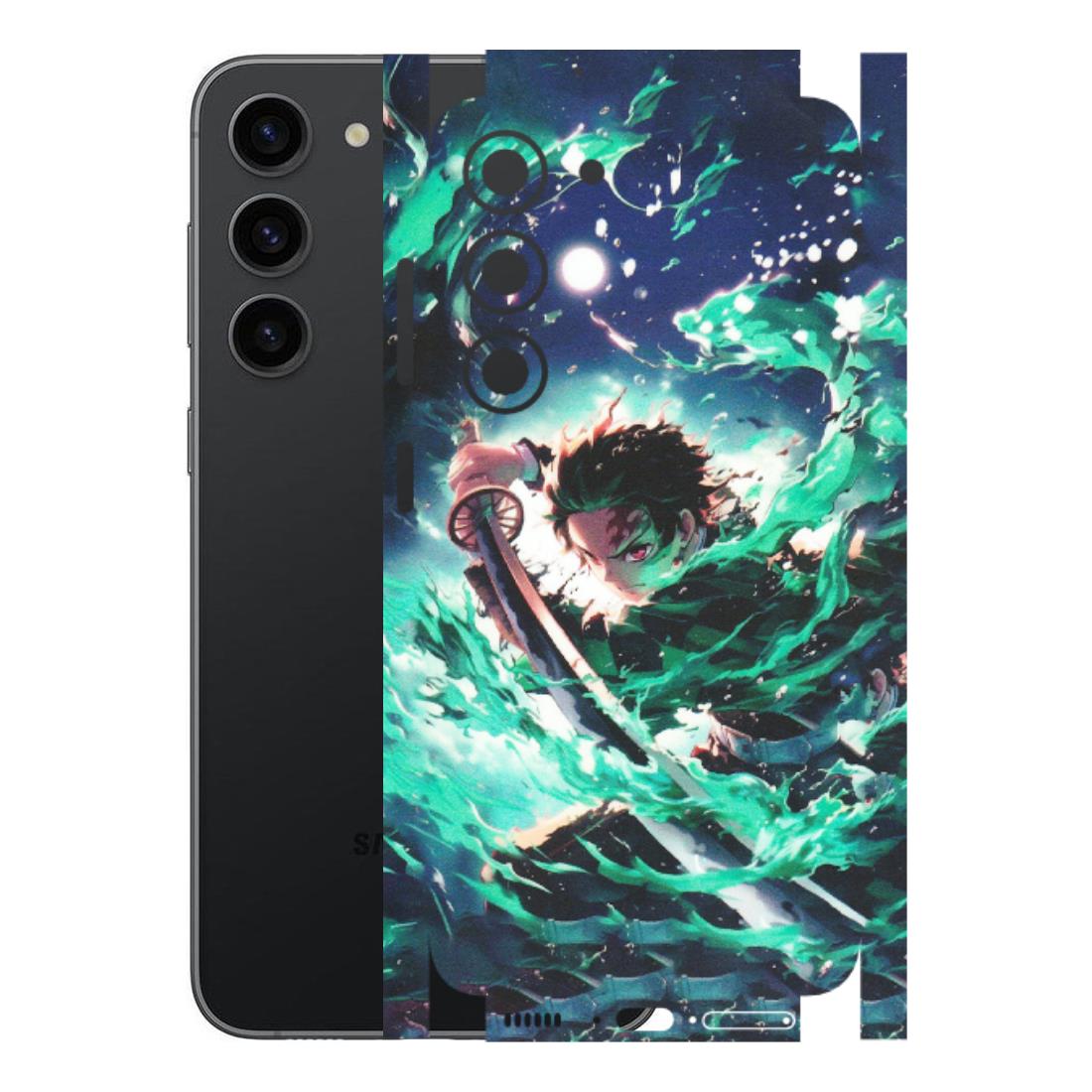 Samsung A/S Series Phone Skins (All Models) - Sword Fighter Anime - Matte Finish (M-29) Samsung Galaxy S23 (5G)