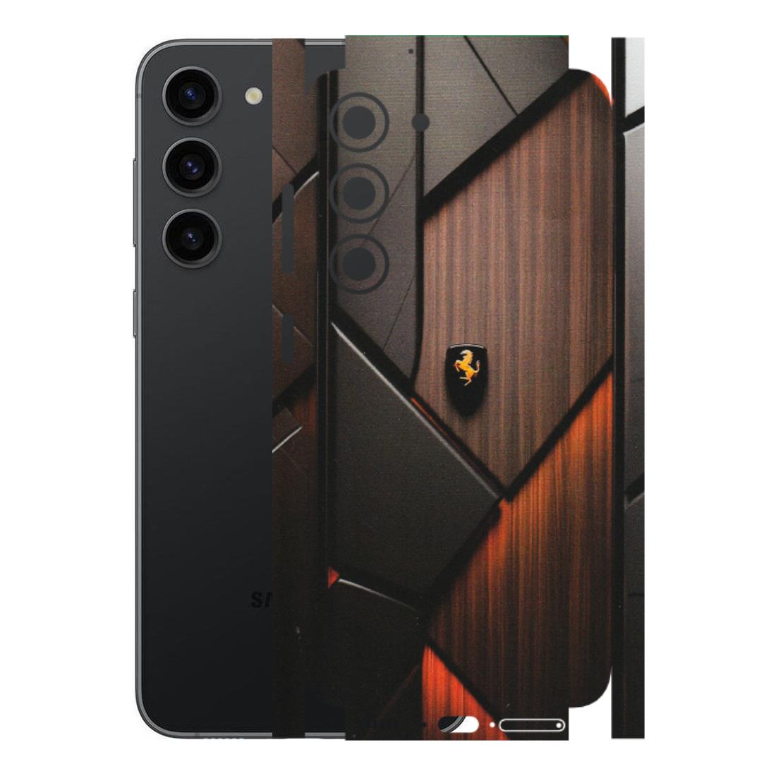 Samsung A/S Series Phone Skins (All Models) - Lambo Beauty Wood Pattern Sober - Matte Finish (M-51) Samsung Galaxy S23 (5G)