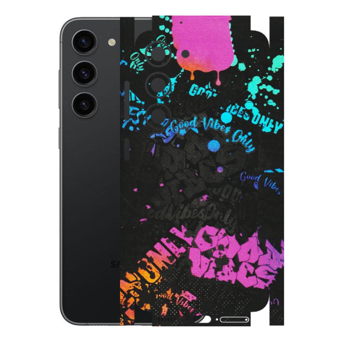 Samsung A/S Series Phone Skins (All Models) - Majestic Black Vibes - Matte Finish (M-62) Samsung Galaxy S23 (5G)