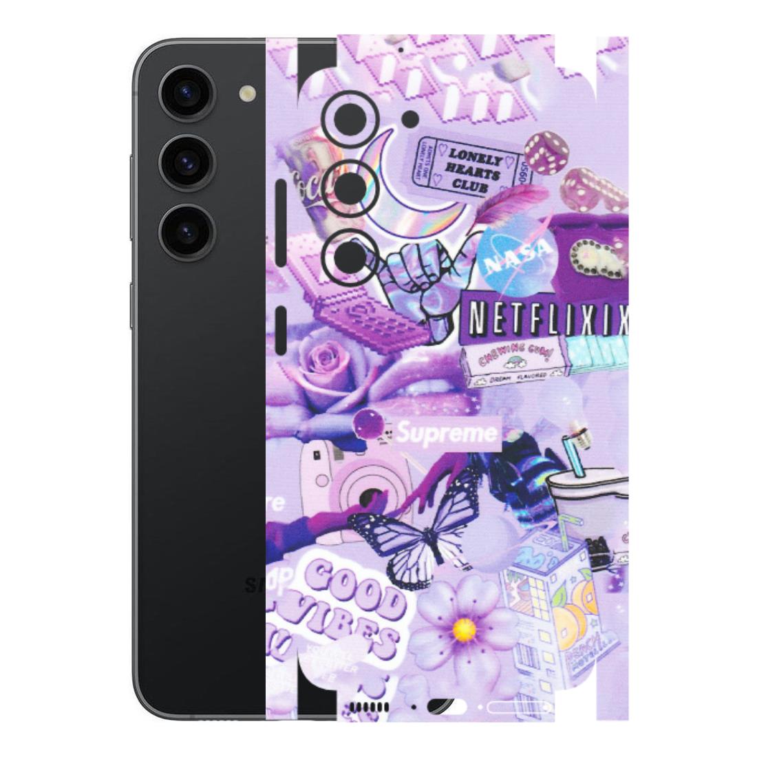 Samsung A/S Series Phone Skins (All Models) - Supreme Purple Magic - Matte Finish (M-88) Samsung Galaxy S23 (5G)
