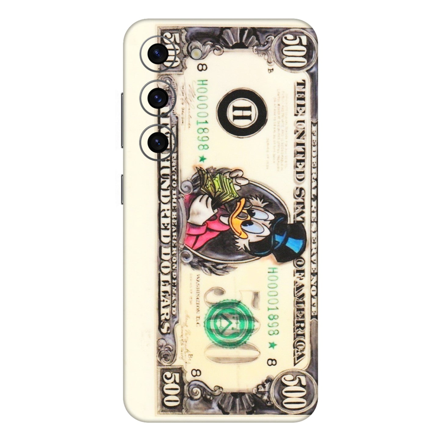 Samsung A/S Series Phone Skins (All Models) - Five Hundred Dollar Duck - Transparent Finish (T-15) Samsung Galaxy S23 (5G)