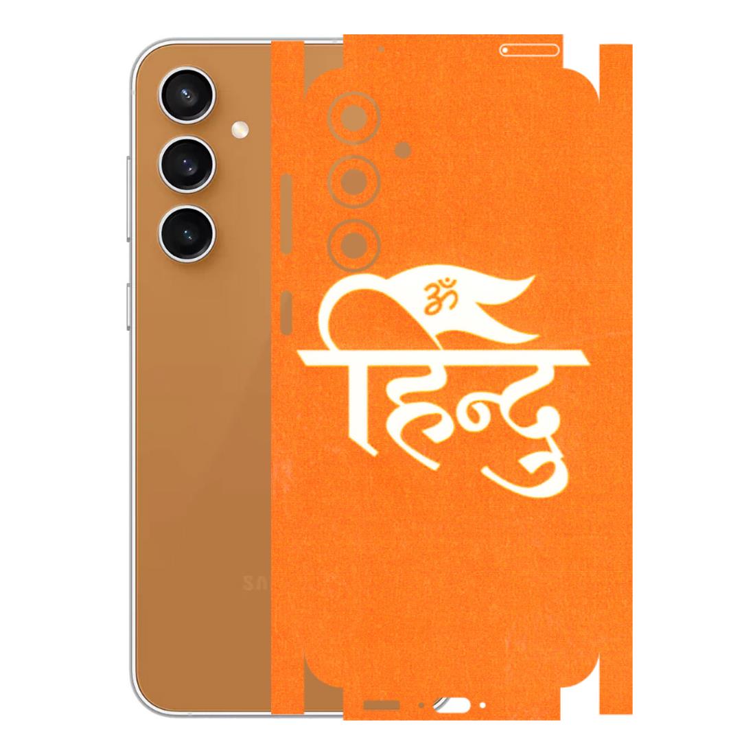 Samsung A/S Series Phone Skins (All Models) - Hindu Kesari - 3D Embossed Finish (L-154) Samsung Galaxy S23 FE (5G)