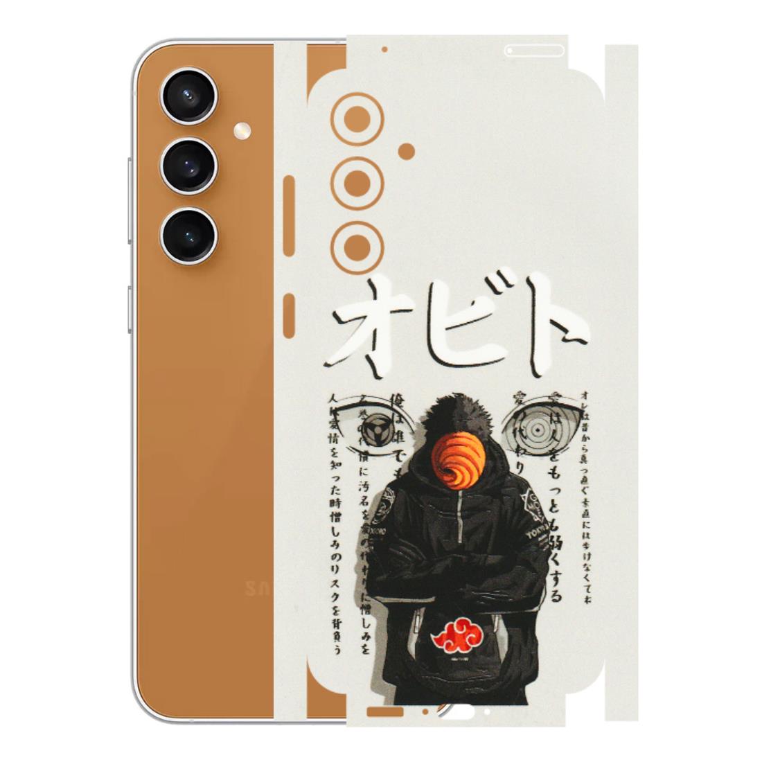 Samsung A/S Series Phone Skins (All Models) - Obito Anime Eye - 3D Embossed Finish (L-19) Samsung Galaxy S23 FE (5G)