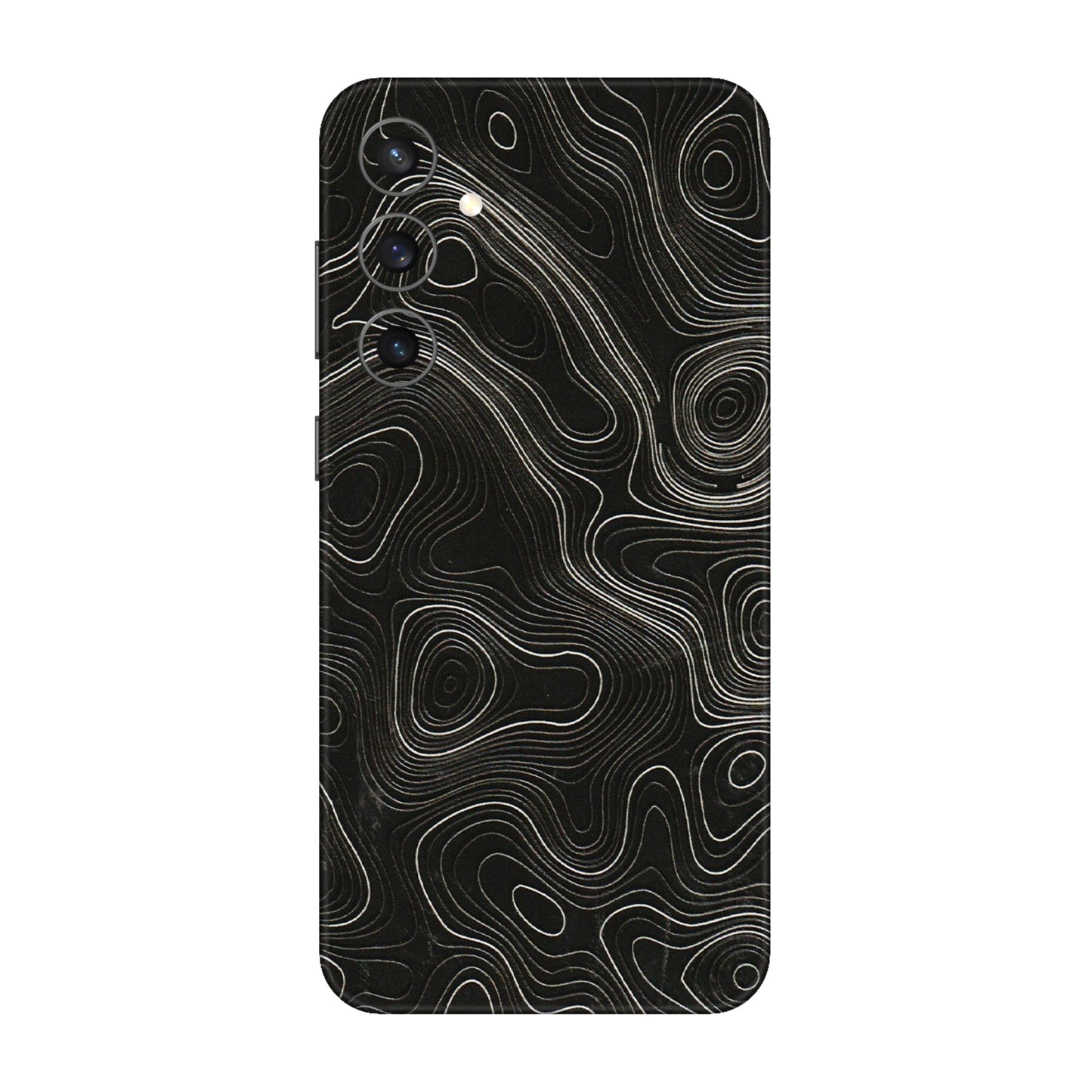 Samsung A/S Series Phone Skins (All Models) - Black Swirl - 3D Embossed Finish (L-196) Samsung Galaxy S23 FE (5G)