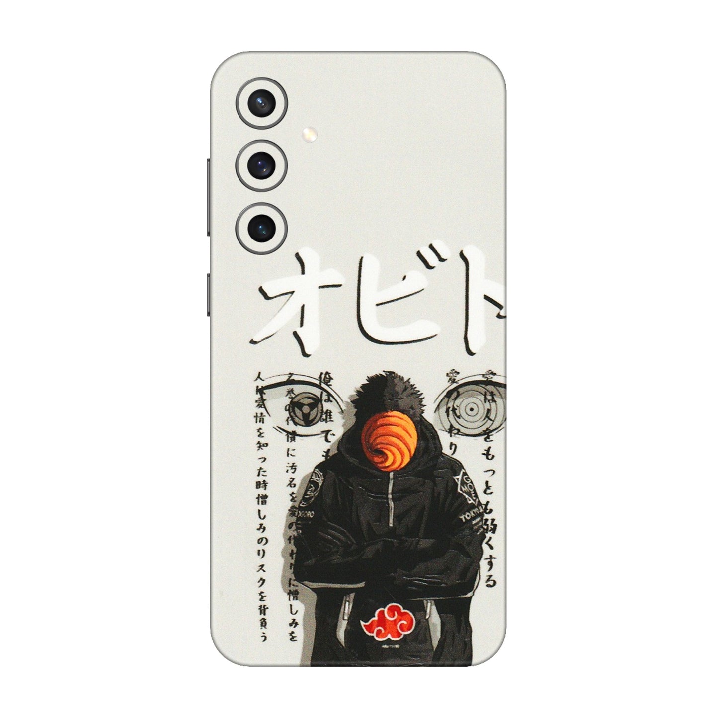 Samsung A/S Series Phone Skins (All Models) - Obito Anime Eye - 3D Embossed Finish (L-19) Samsung Galaxy S23 FE (5G)