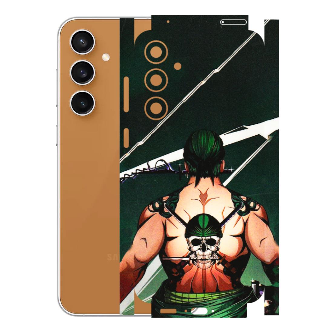 Samsung A/S Series Phone Skins (All Models) - Zoro Anime - 3D Embossed Finish (L-23) Samsung Galaxy S23 FE (5G)