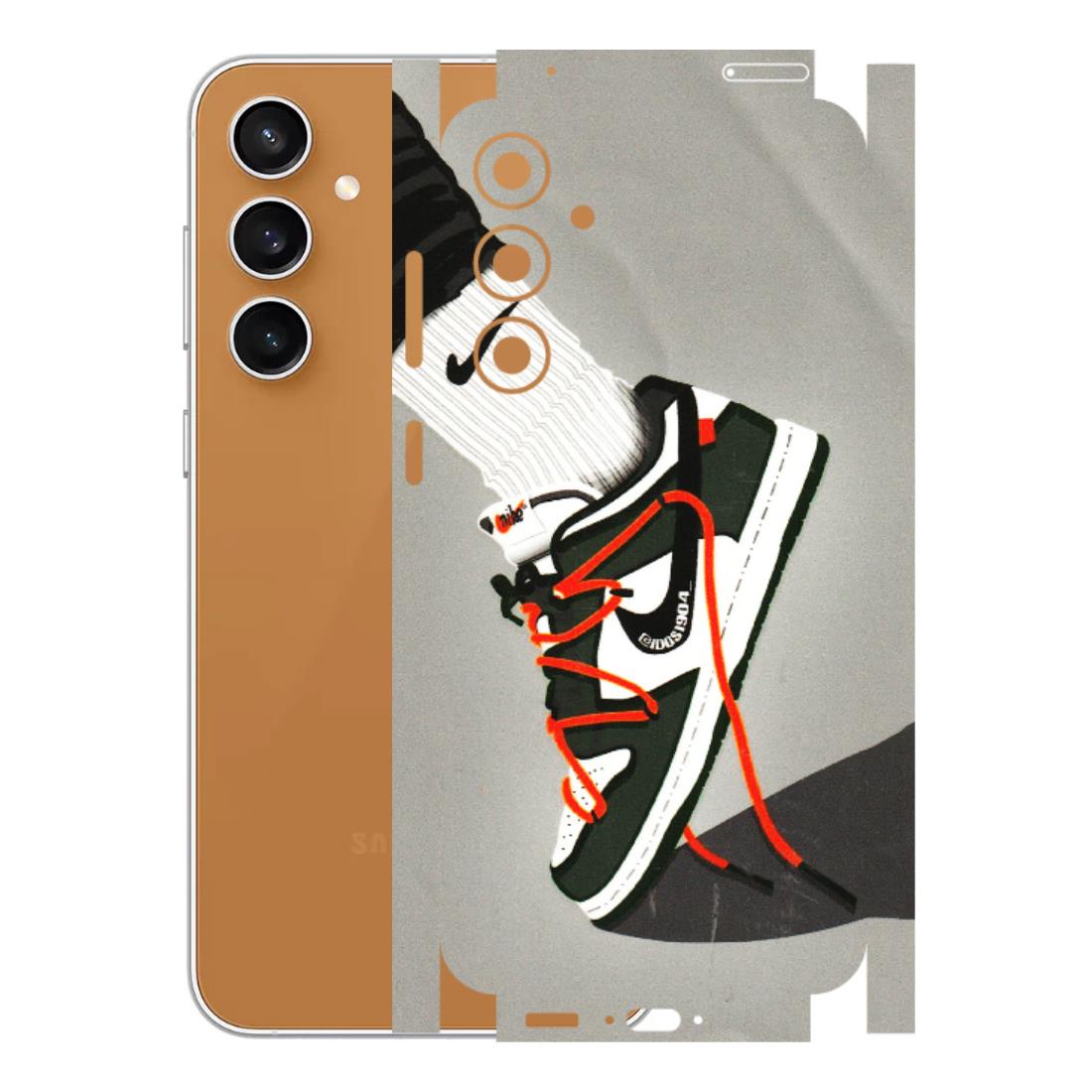 Samsung A/S Series Phone Skins (All Models) - New Grey Sneaker - 3D Embossed Finish (L-261) Samsung Galaxy S23 FE (5G)
