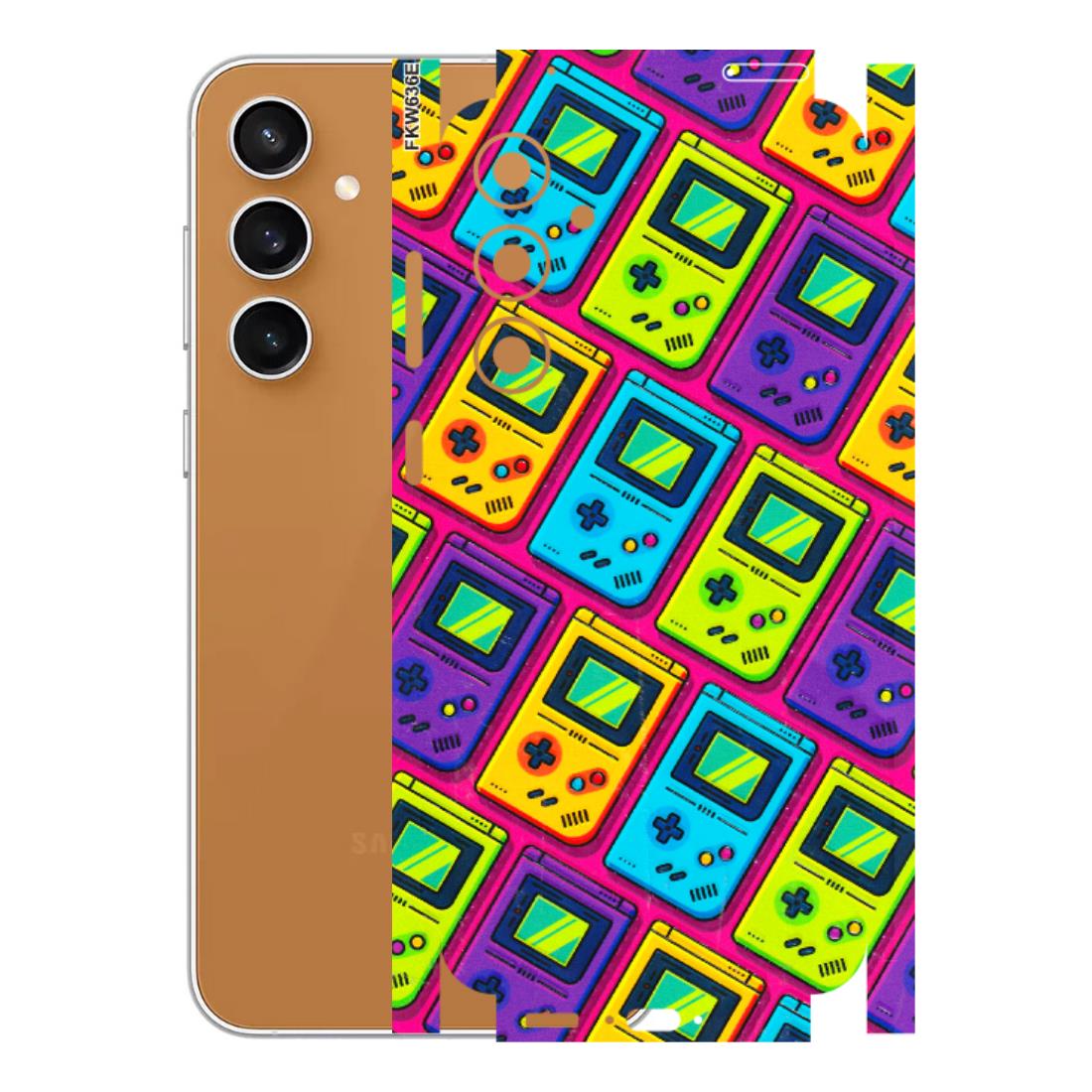 Samsung A/S Series Phone Skins (All Models) - Gameboy Colourful - 3D Embossed Finish (L-266) Samsung Galaxy S23 FE (5G)