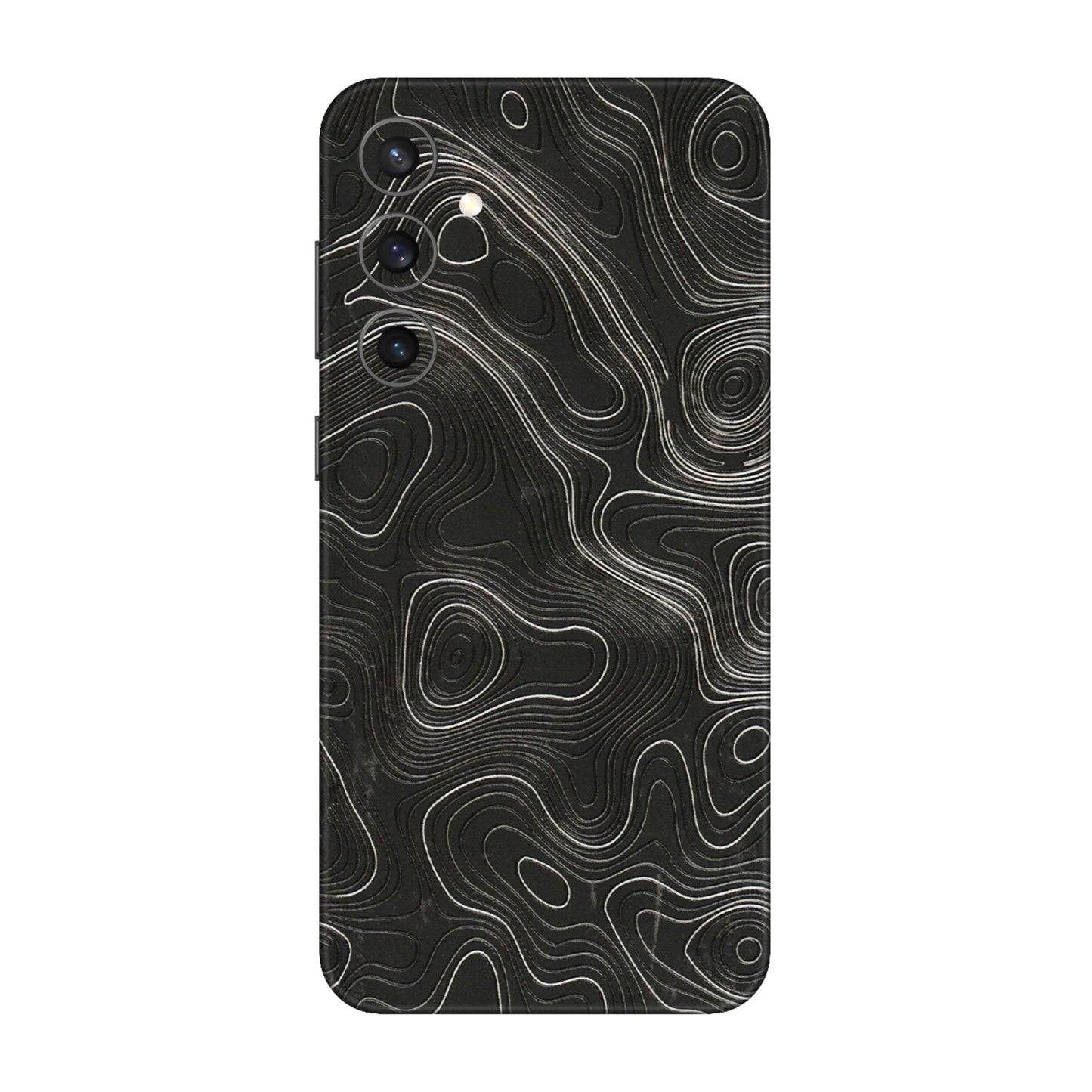 Samsung A/S Series Phone Skins (All Models) - Abstract White Line Map - 3D Embossed Finish (L-269) Samsung Galaxy S23 FE (5G)