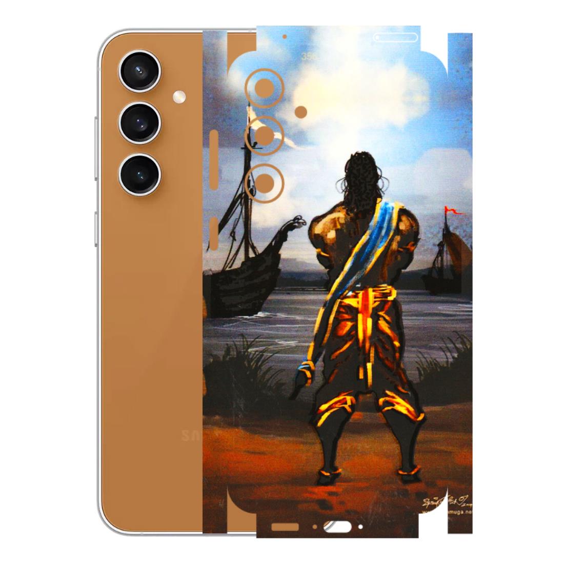 Samsung A/S Series Phone Skins (All Models) - Heavenly God Figure - 3D Embossed Finish (L-34) Samsung Galaxy S23 FE (5G)