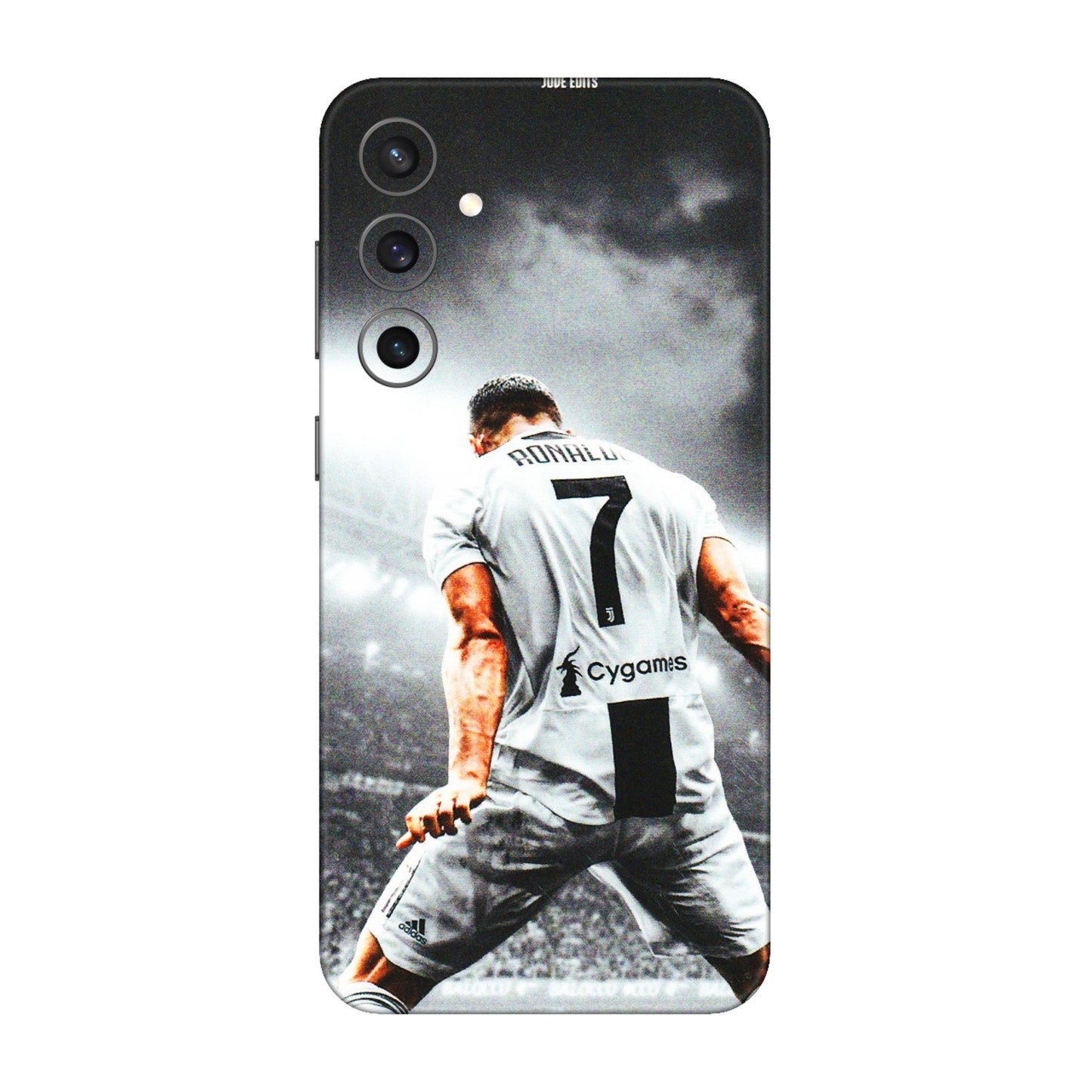 Samsung A/S Series Phone Skins (All Models) - Ronaldo CR7 Crazy - 3D Embossed Finish (L-44) Samsung Galaxy S23 FE (5G)