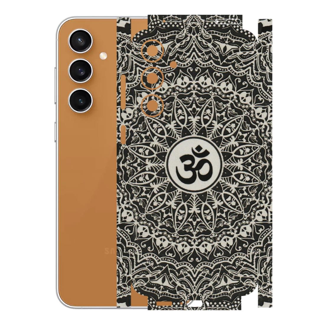 Samsung A/S Series Phone Skins (All Models) - Aum Elegant Mandala - 3D Embossed Finish (L-62) Samsung Galaxy S23 FE (5G)