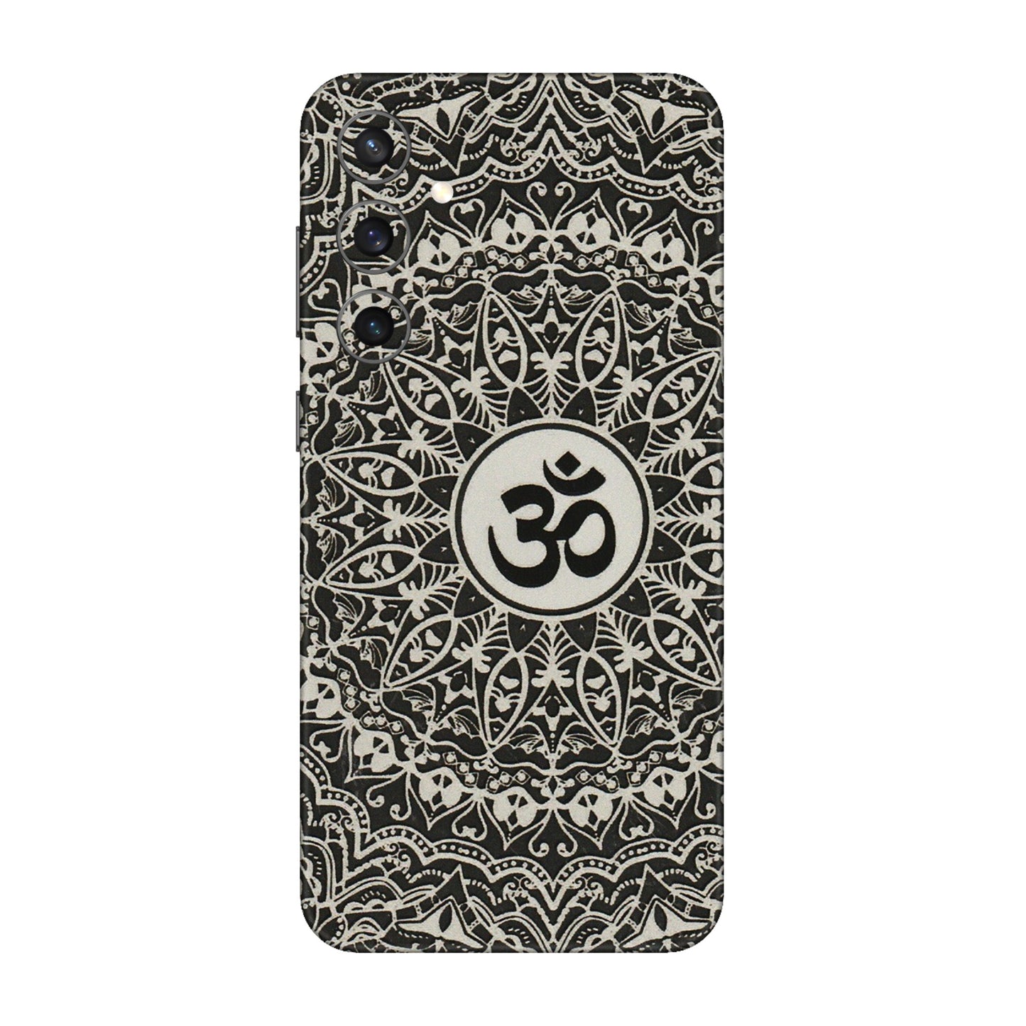 Samsung A/S Series Phone Skins (All Models) - Aum Elegant Mandala - 3D Embossed Finish (L-62) Samsung Galaxy S23 FE (5G)