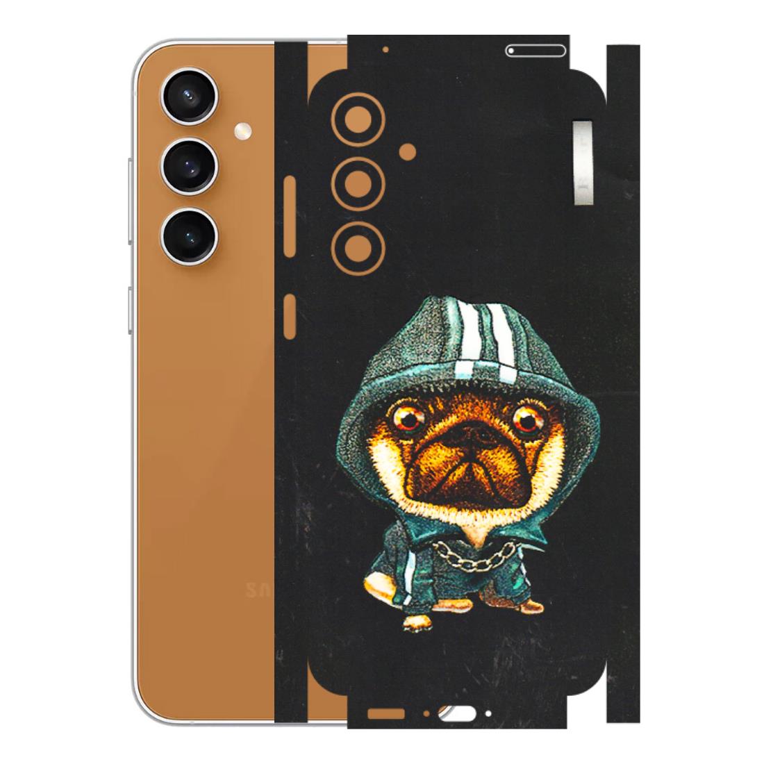 Samsung A/S Series Phone Skins (All Models) - Puppy N Hoodie - 3D Embossed Finish (L-90) Samsung Galaxy S23 FE (5G)
