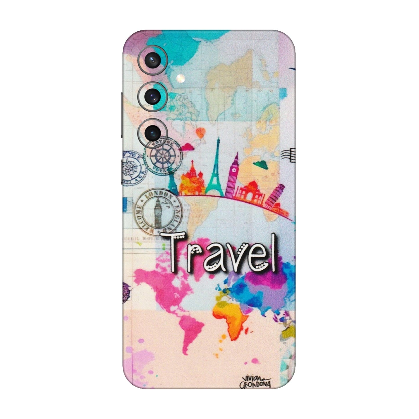 Samsung A/S Series Phone Skins (All Models) - Travel The Wonders - Matte Finish (M-108) Samsung Galaxy S23 FE (5G)