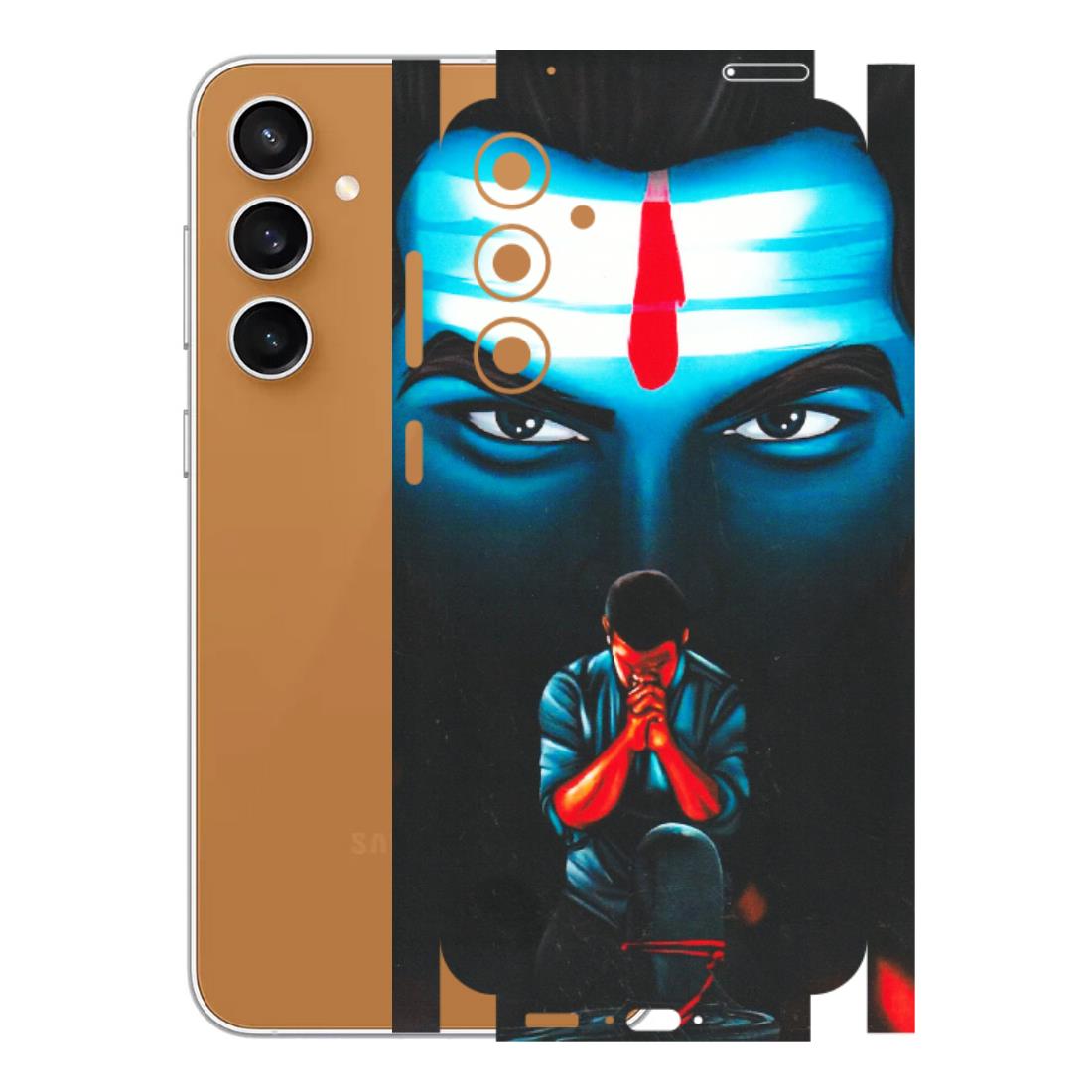 Samsung A/S Series Phone Skins (All Models) - Mahakal Bhakt - Matte Finish (M-112) Samsung Galaxy S23 FE (5G)