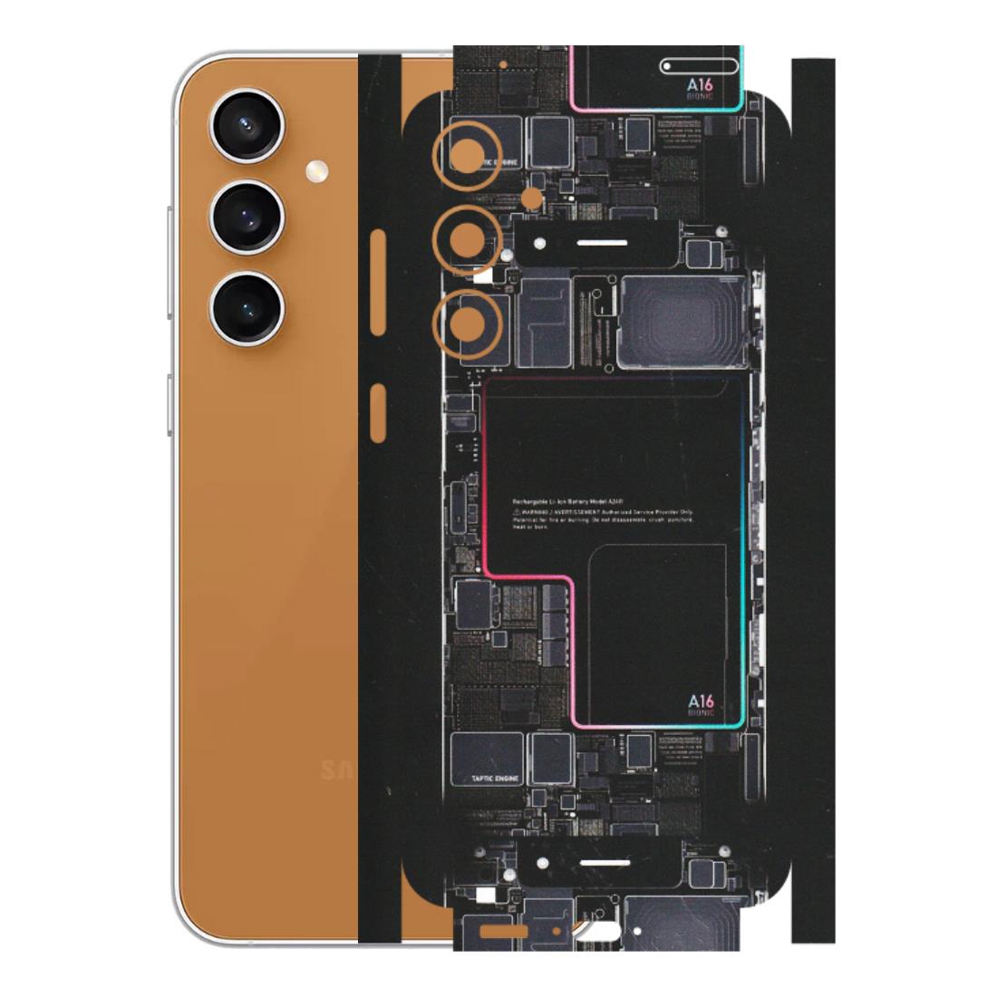 Samsung A/S Series Phone Skins (All Models) - Motherboard Circuit Layout - Matte Finish (M-117) Samsung Galaxy S23 FE (5G)