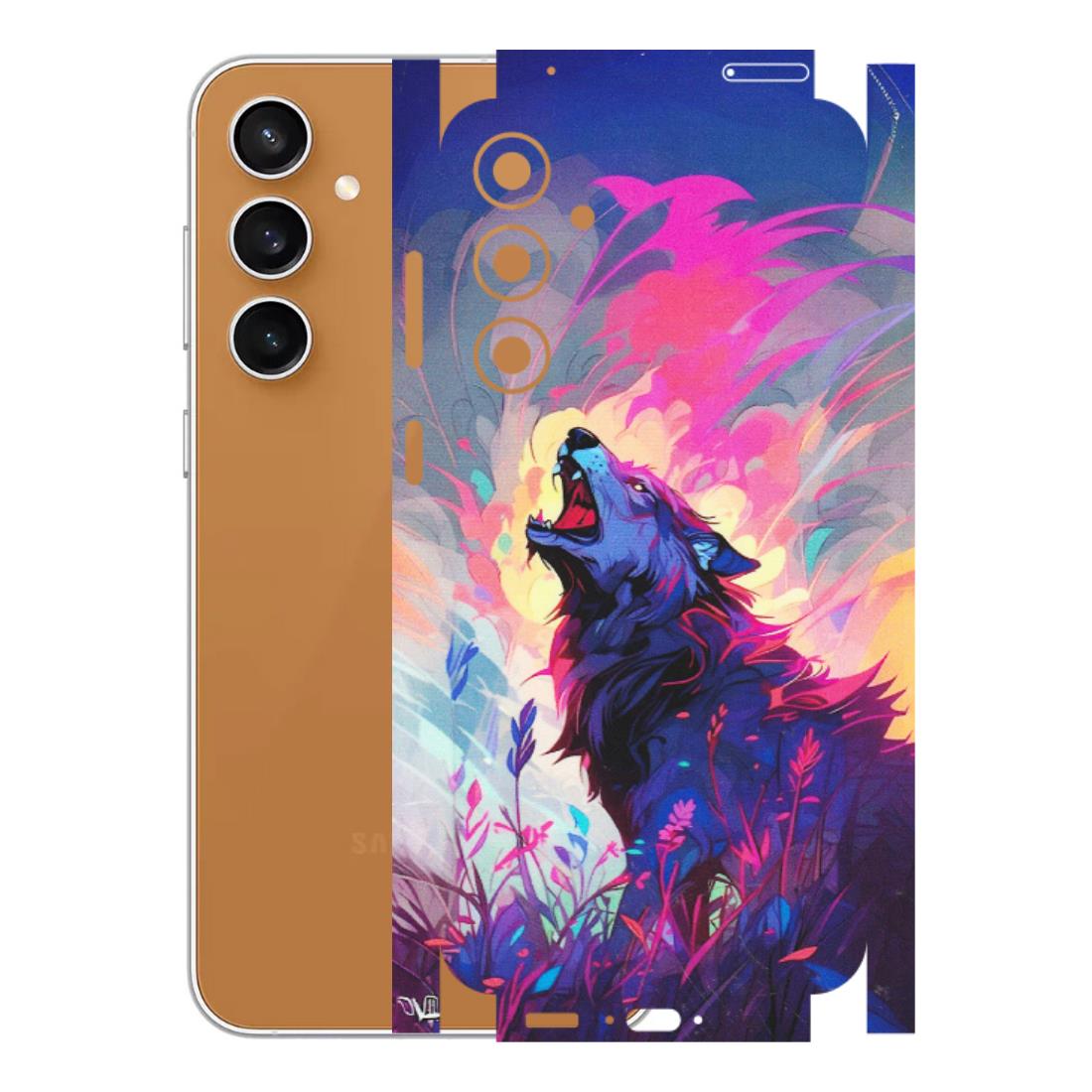 Samsung A/S Series Phone Skins (All Models) - New Wild Wolf Abstract - Matte Finish (M-125) Samsung Galaxy S23 FE (5G)