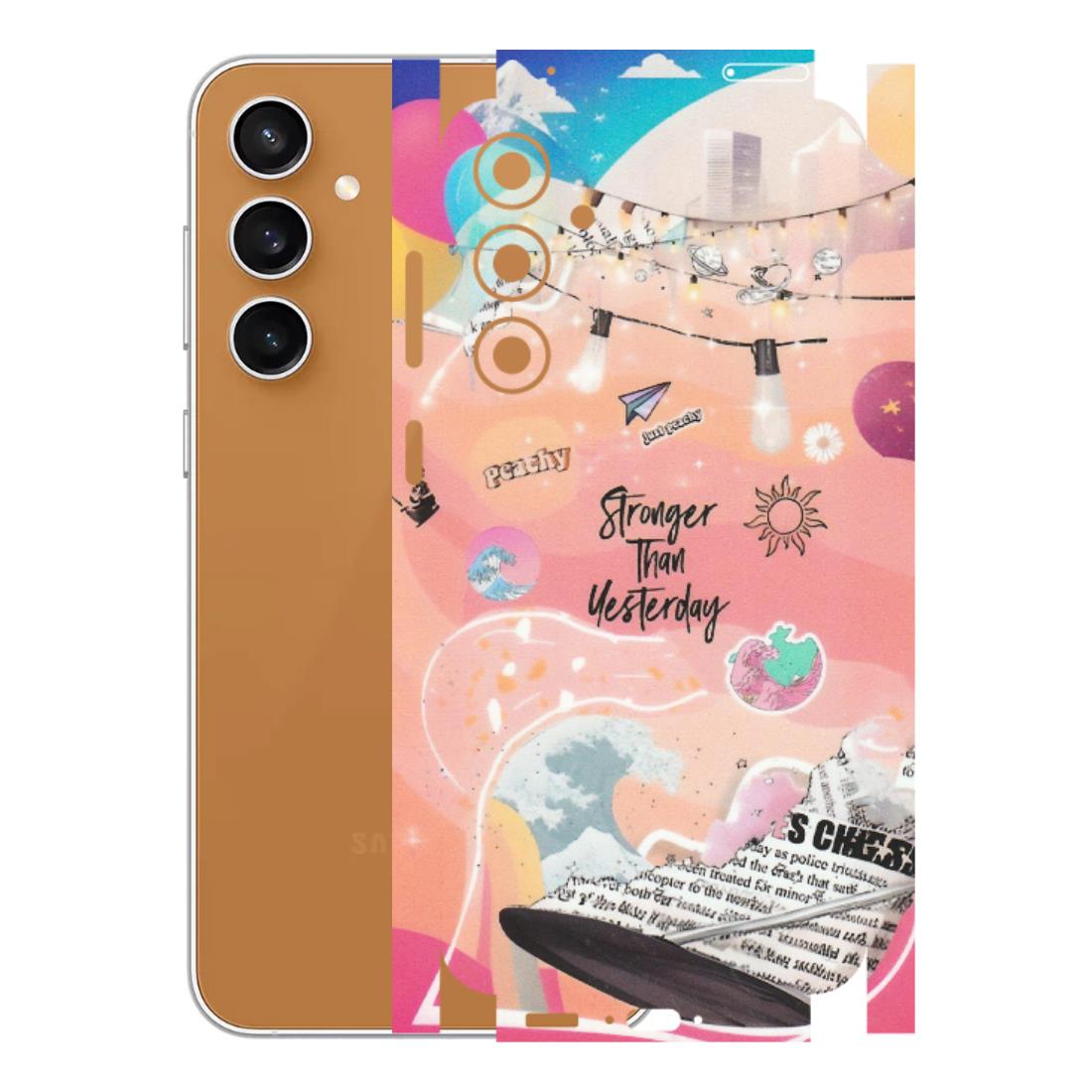 Samsung A/S Series Phone Skins (All Models) - Stronger Then Yesterday - Matte Finish (M-128) Samsung Galaxy S23 FE (5G)