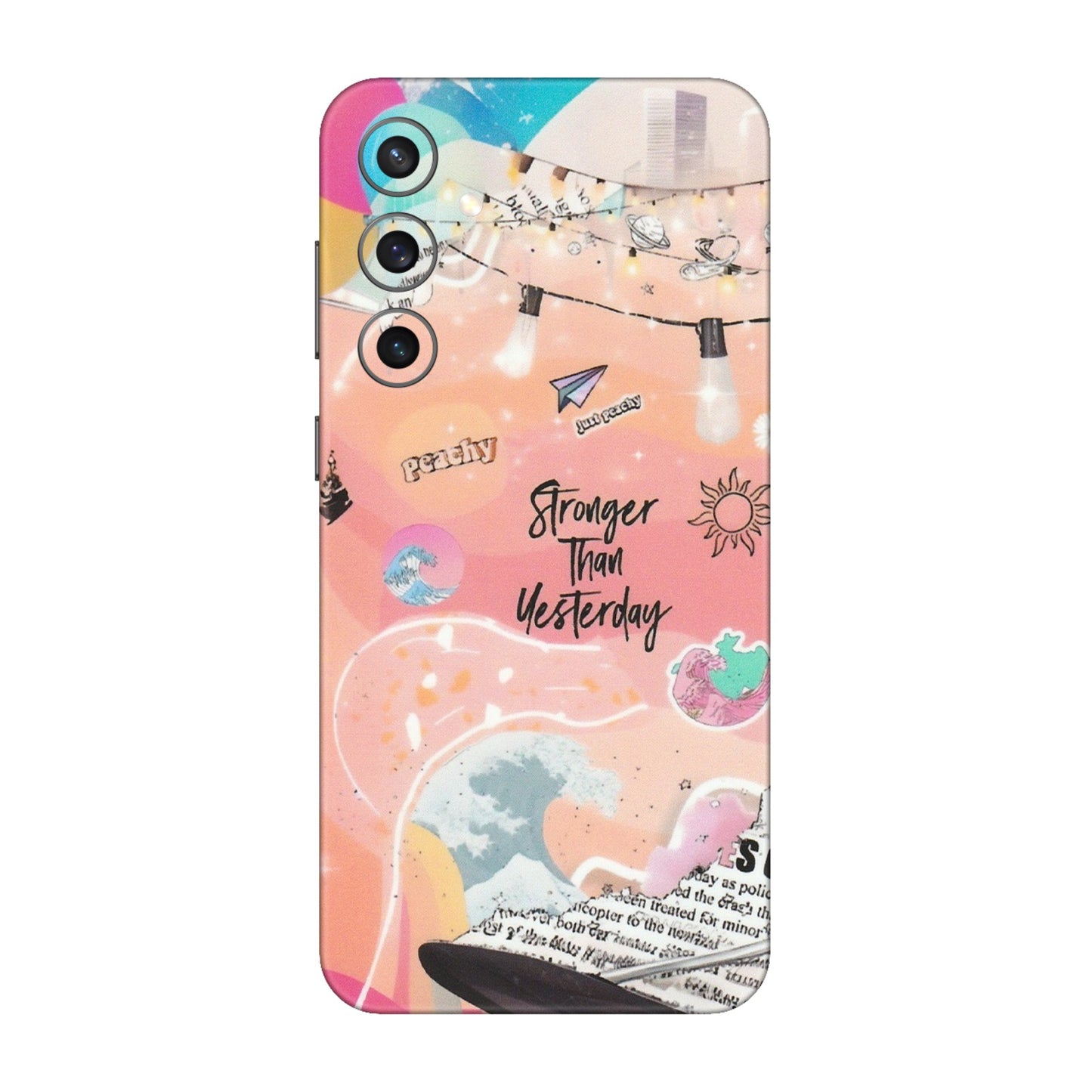 Samsung A/S Series Phone Skins (All Models) - Stronger Then Yesterday - Matte Finish (M-128) Samsung Galaxy S23 FE (5G)