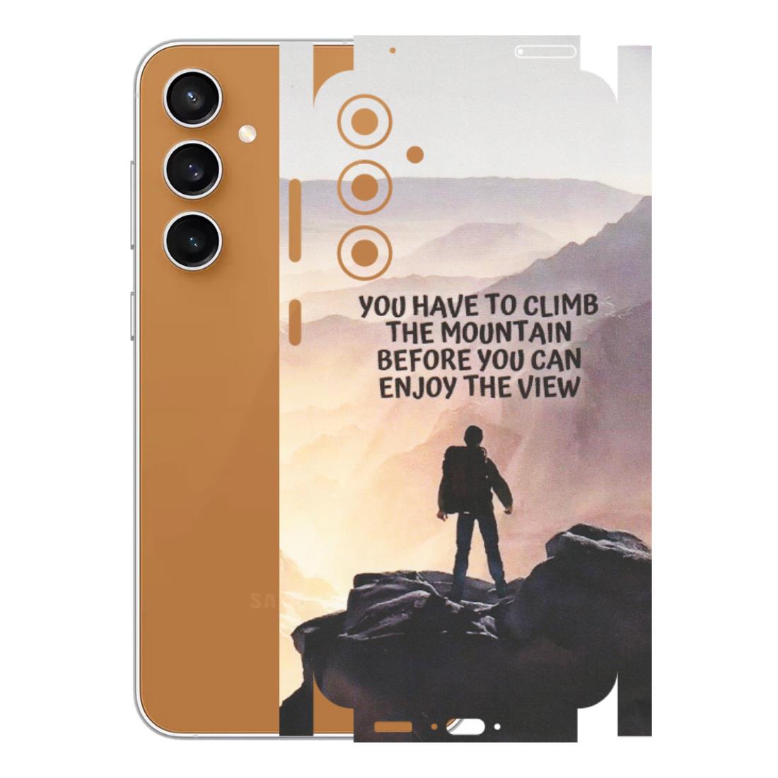 Samsung A/S Series Phone Skins (All Models) - Motivational Hiking Mountain - Matte Finish (M-28) Samsung Galaxy S23 FE (5G)