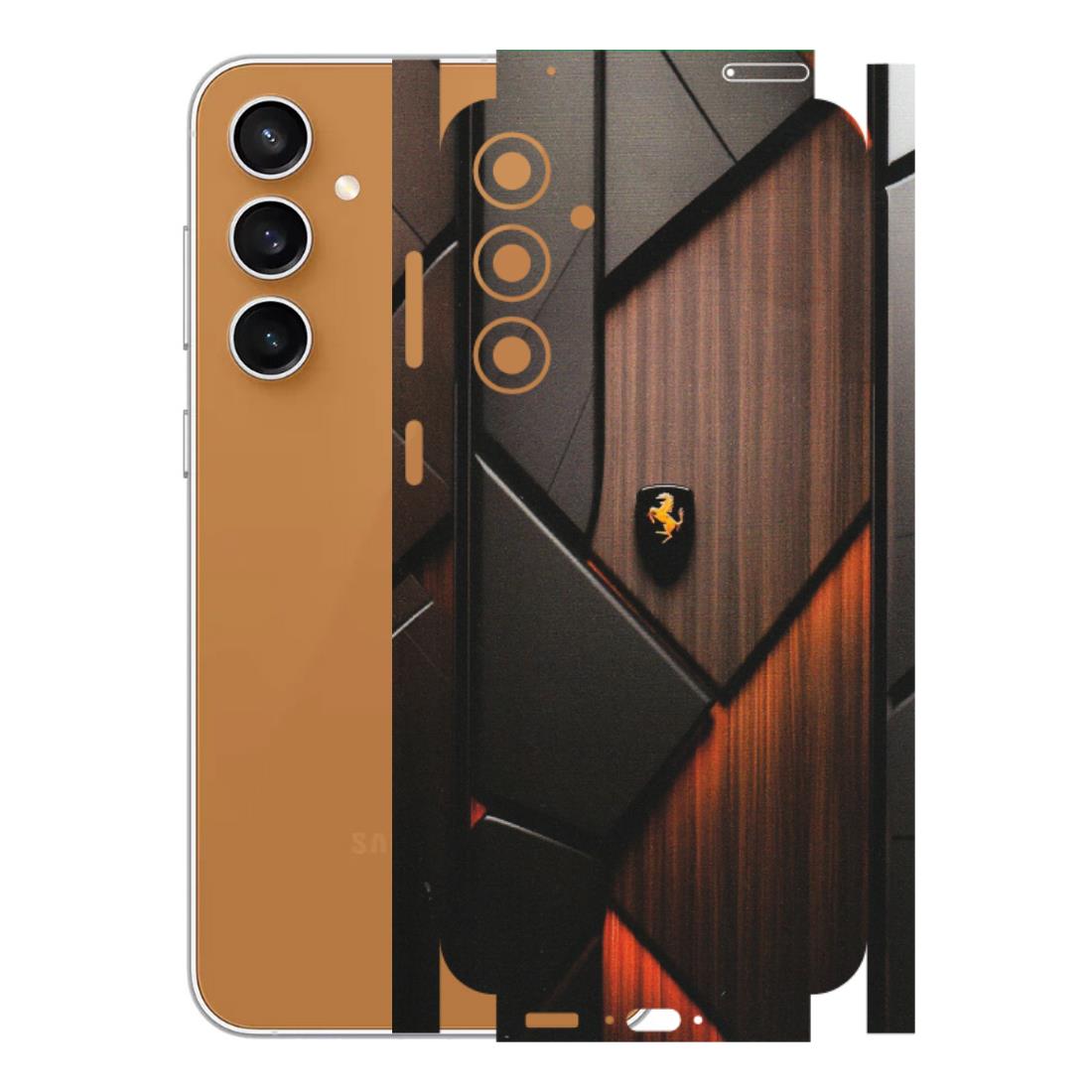 Samsung A/S Series Phone Skins (All Models) - Lambo Beauty Wood Pattern Sober - Matte Finish (M-51) Samsung Galaxy S23 FE (5G)