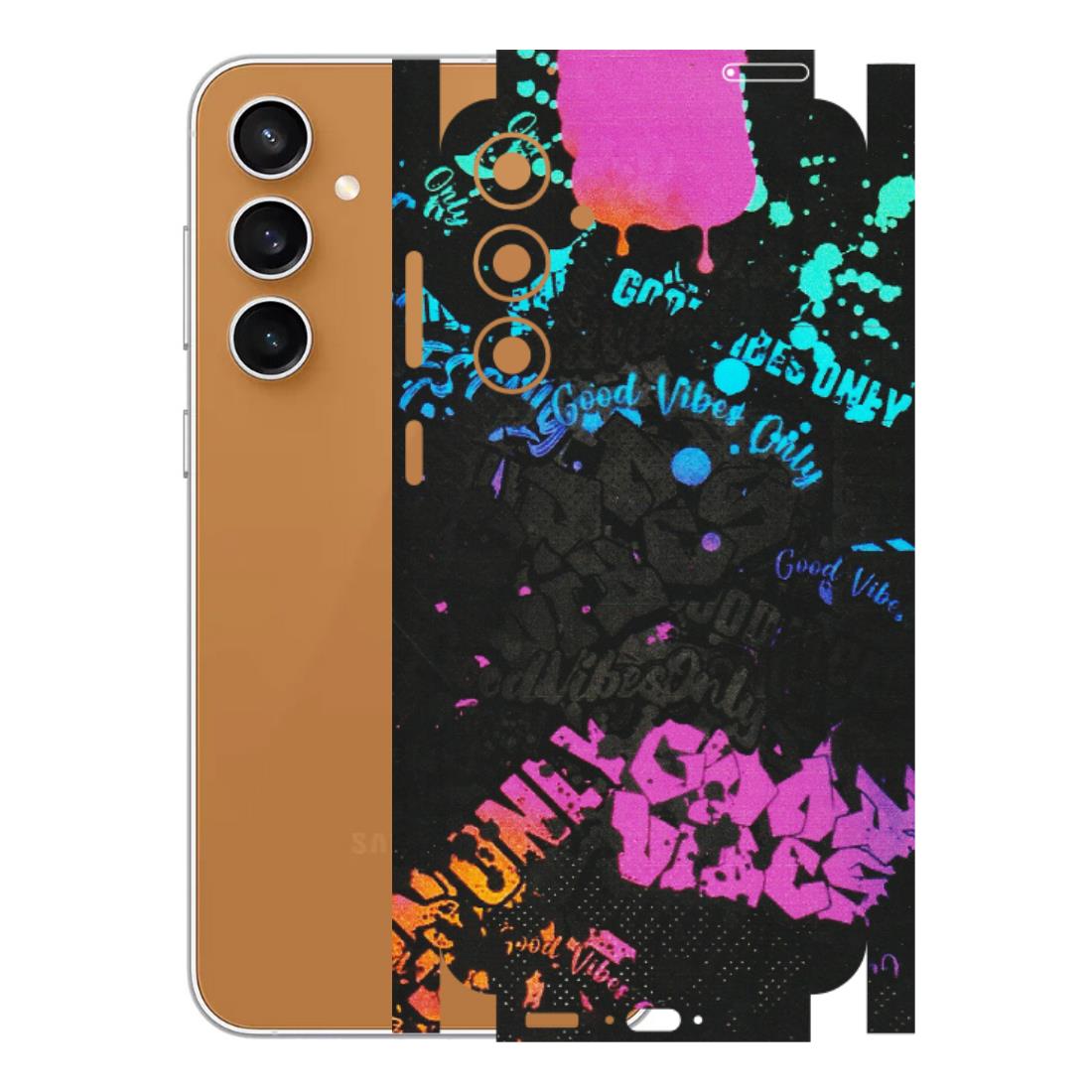 Samsung A/S Series Phone Skins (All Models) - Majestic Black Vibes - Matte Finish (M-62) Samsung Galaxy S23 FE (5G)