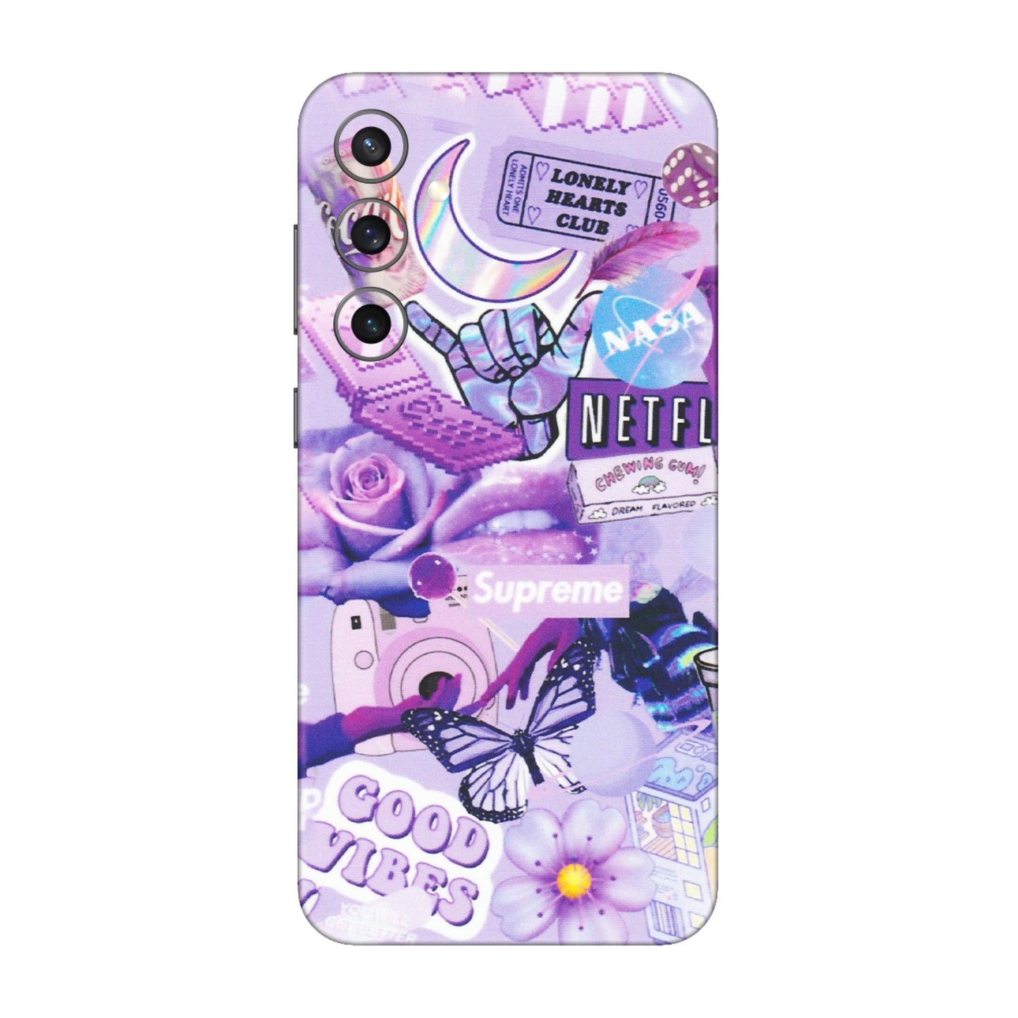 Samsung A/S Series Phone Skins (All Models) - Supreme Purple Magic - Matte Finish (M-88) Samsung Galaxy S23 FE (5G)