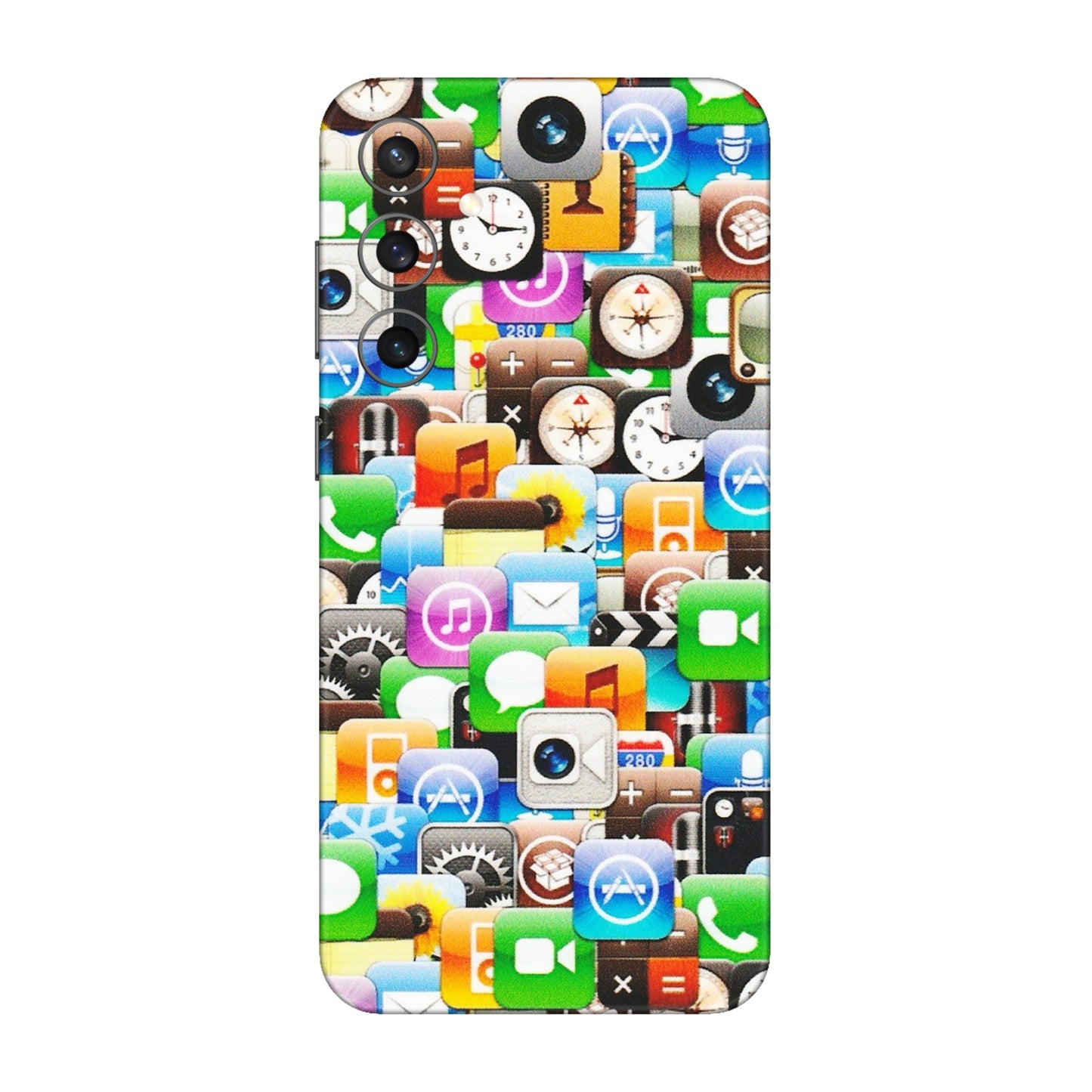 Samsung A/S Series Phone Skins (All Models) - All Apple Icons - Matte Finish (M-93) Samsung Galaxy S23 FE (5G)
