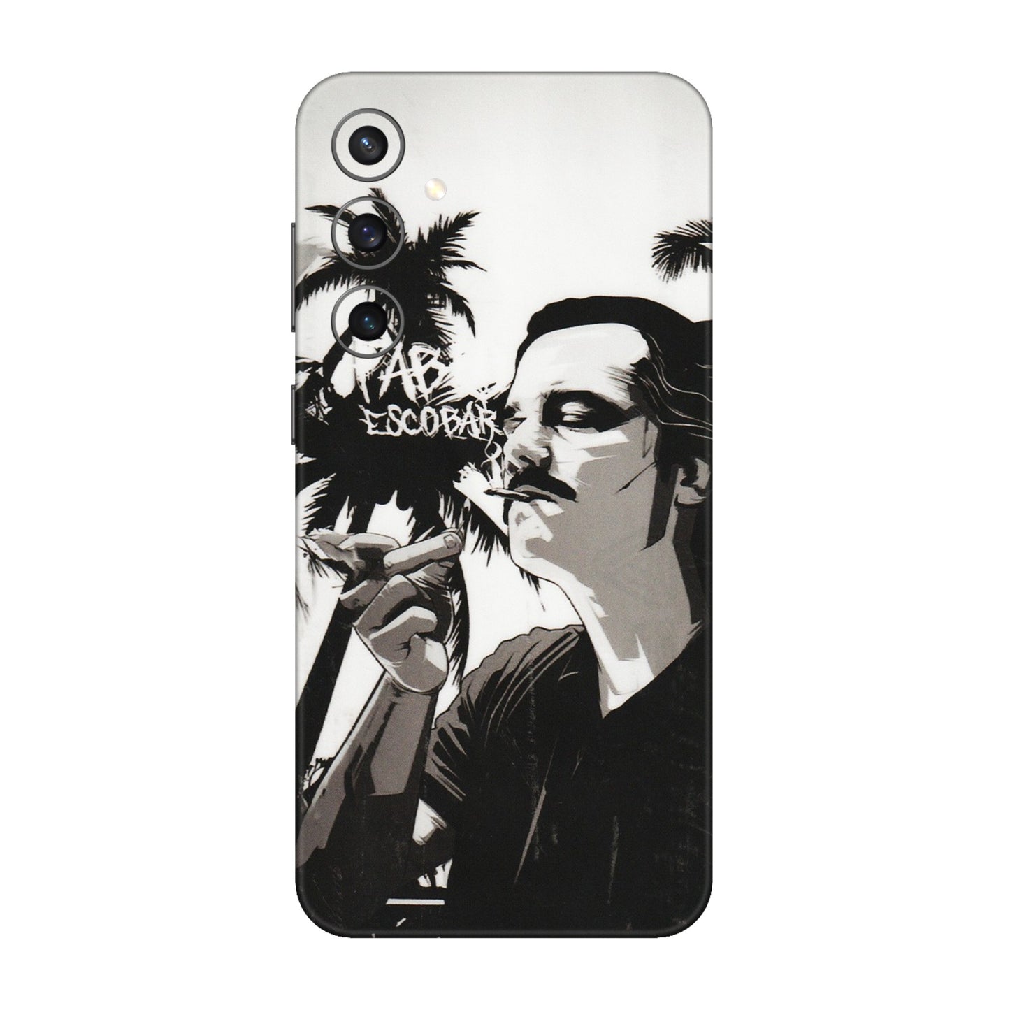 Samsung A/S Series Phone Skins (All Models) - Pab Escobar - Transparent Finish (T-05) Samsung Galaxy S23 FE (5G)
