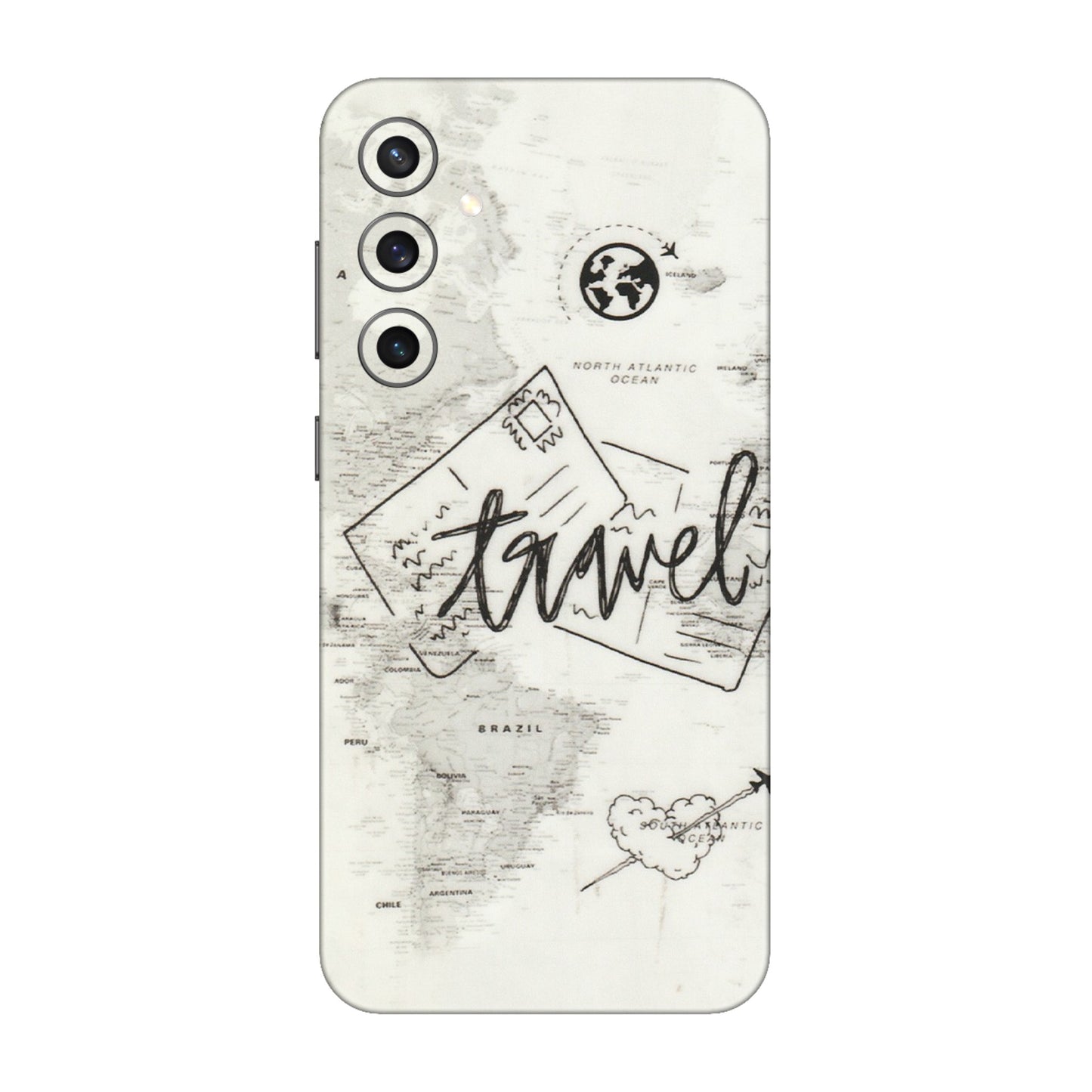 Samsung A/S Series Phone Skins (All Models) - Travel Ticket - Transparent Finish (T-06) Samsung Galaxy S23 FE (5G)
