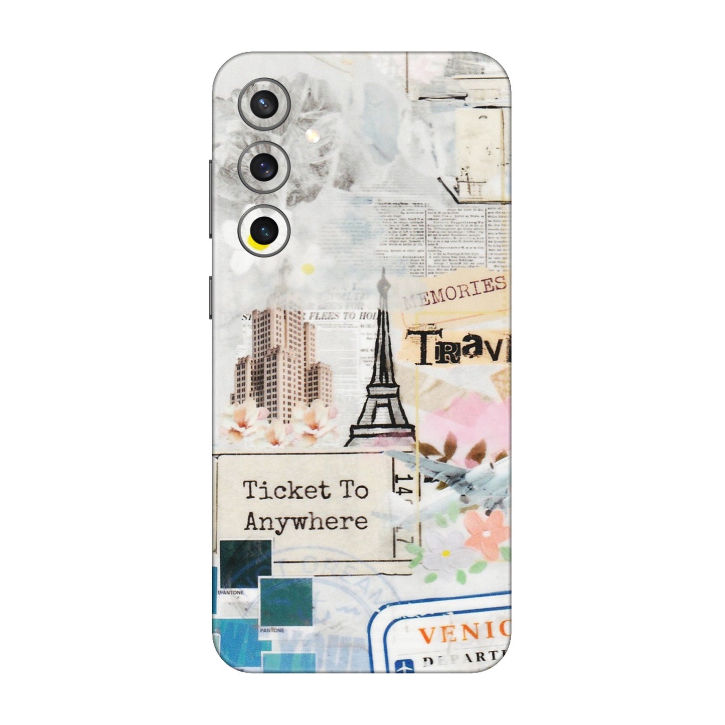 Samsung A/S Series Phone Skins (All Models) - Travel Memories - Transparent Finish (T-09) Samsung Galaxy S23 FE (5G)