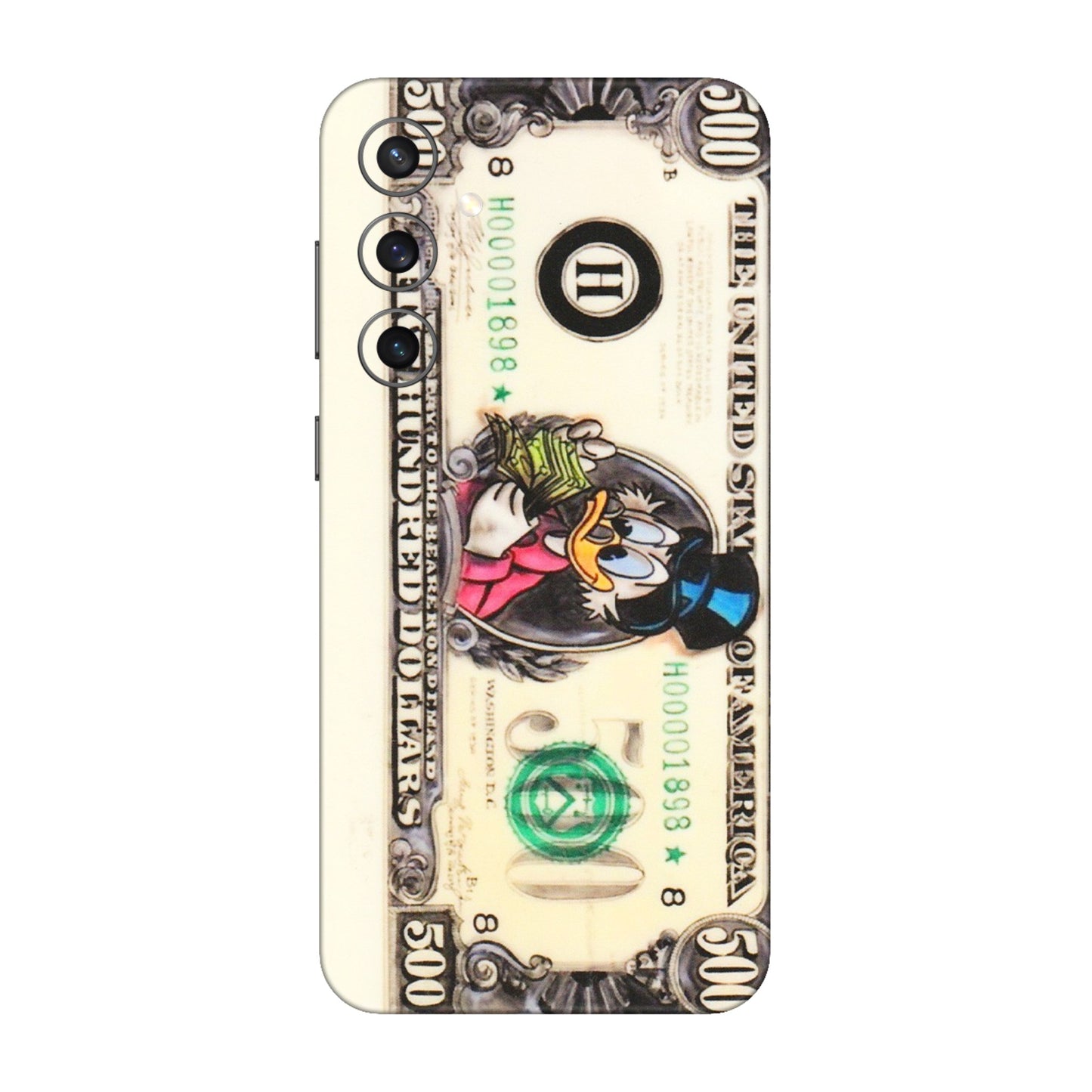 Samsung A/S Series Phone Skins (All Models) - Five Hundred Dollar Duck - Transparent Finish (T-15) Samsung Galaxy S23 FE (5G)