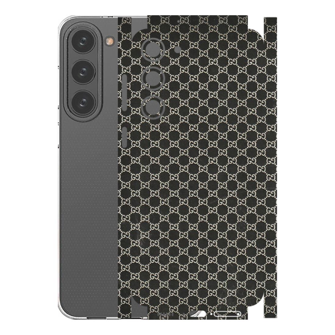 Samsung A/S Series Phone Skins (All Models) - Black G Print - 3D Embossed Finish (L-109) Samsung Galaxy S23 Plus (5G)