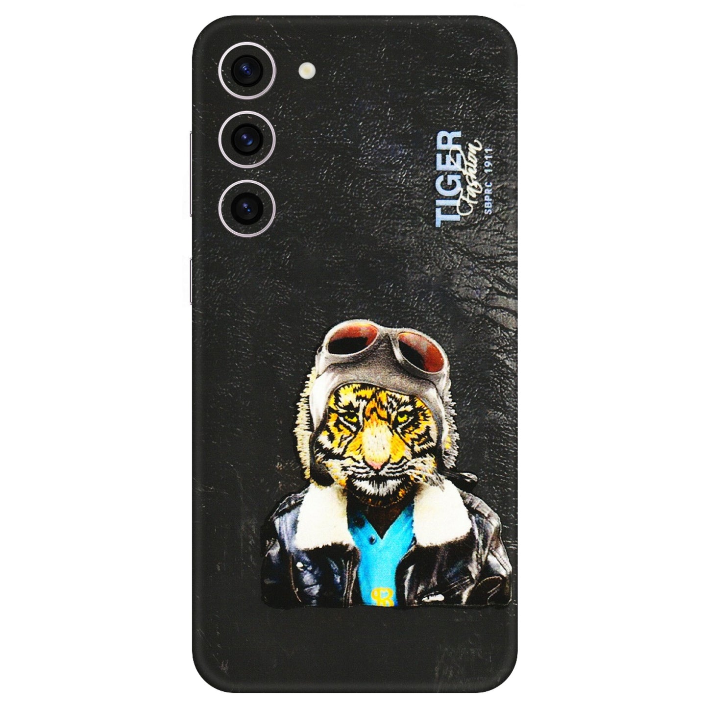 Samsung A/S Series Phone Skins (All Models) - Rider Tiger - 3D Embossed Finish (L-113) Samsung Galaxy S23 Plus (5G)