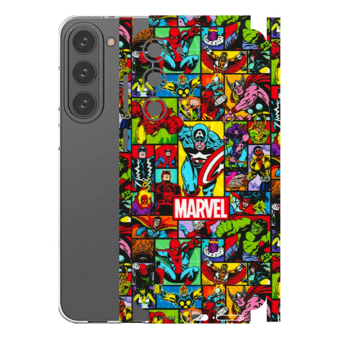 Samsung A/S Series Phone Skins (All Models) - MARVELOUS Comic Characters - 3D Embossed Finish (L-129) Samsung Galaxy S23 Plus (5G)
