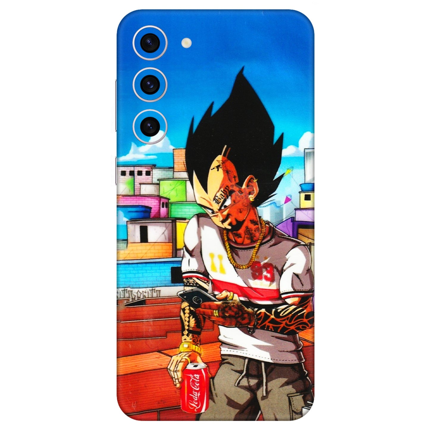 Samsung A/S Series Phone Skins (All Models) - Vegeta - 3D Embossed Finish (L-136) Samsung Galaxy S23 Plus (5G)