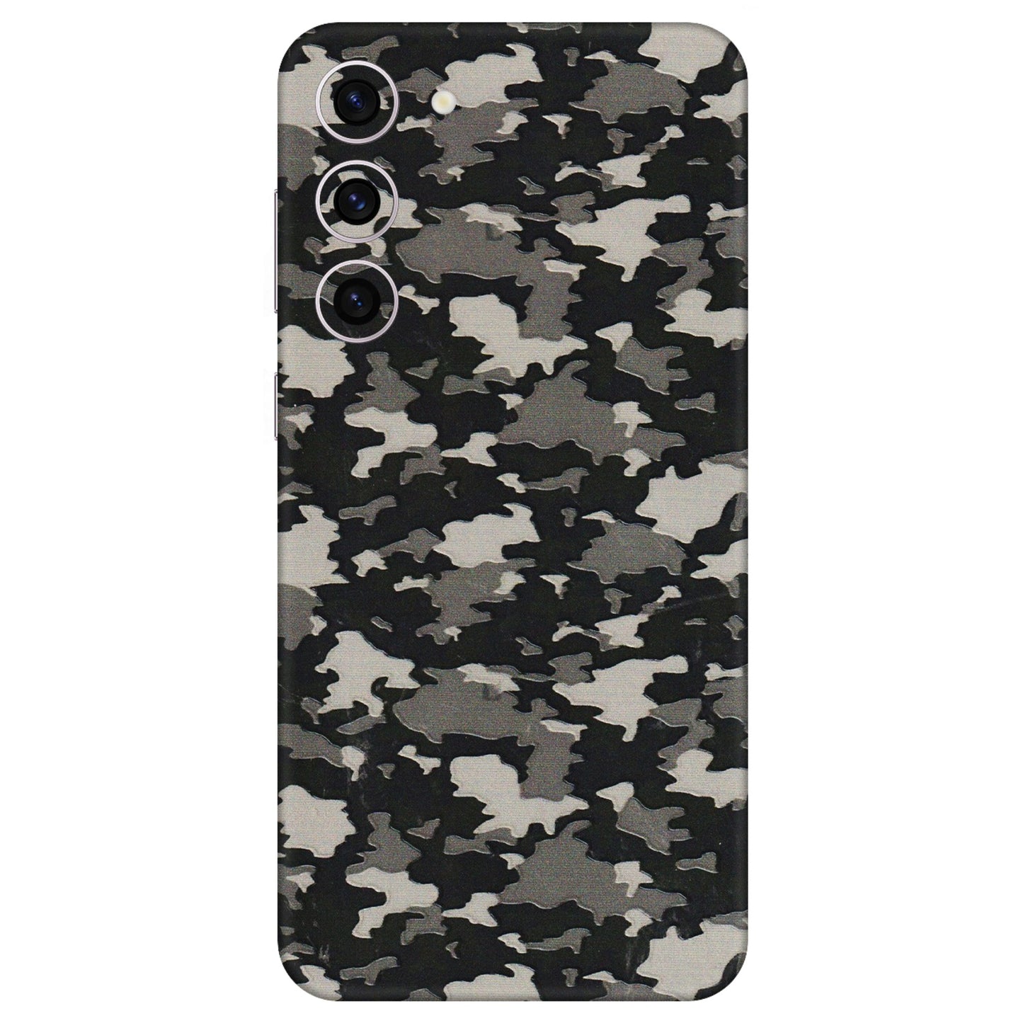 Samsung A/S Series Phone Skins (All Models) - Black/Grey Camoflaunge - 3D Embossed Finish (L-142) Samsung Galaxy S23 Plus (5G)