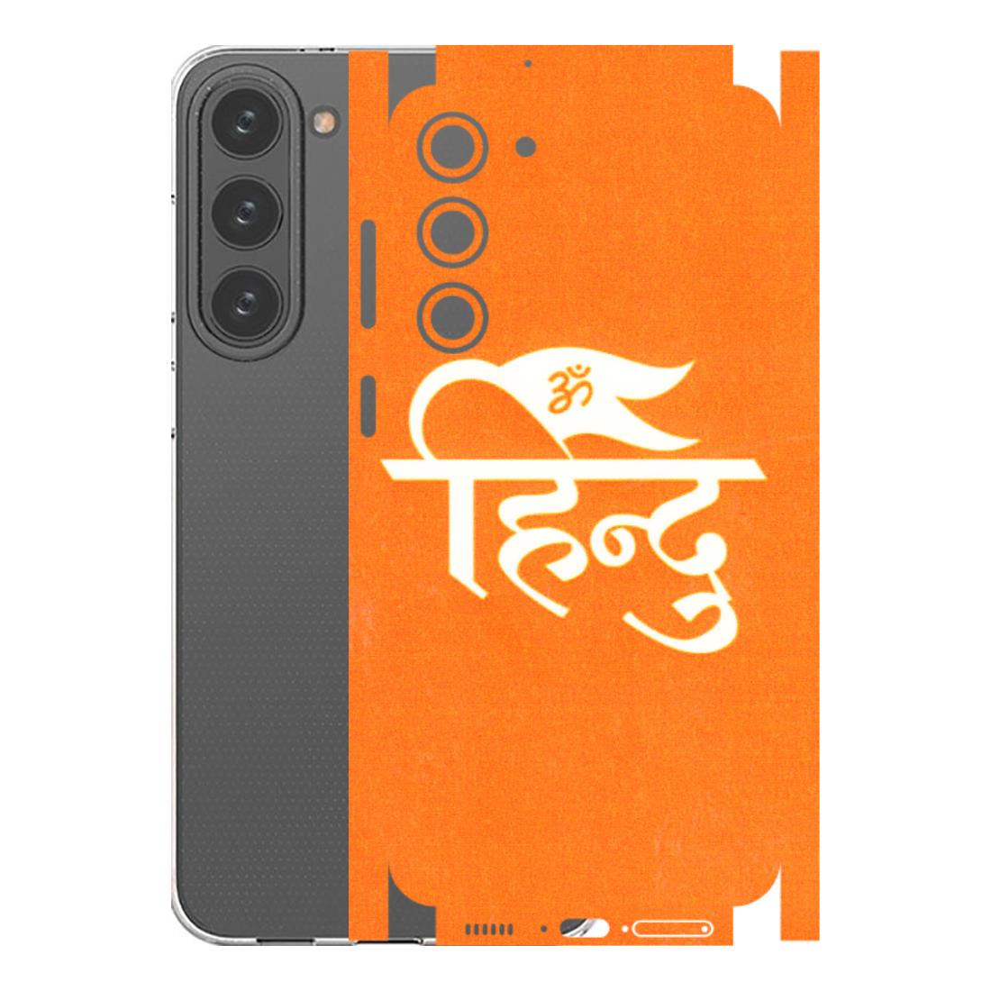 Samsung A/S Series Phone Skins (All Models) - Hindu Kesari - 3D Embossed Finish (L-154) Samsung Galaxy S23 Plus (5G)