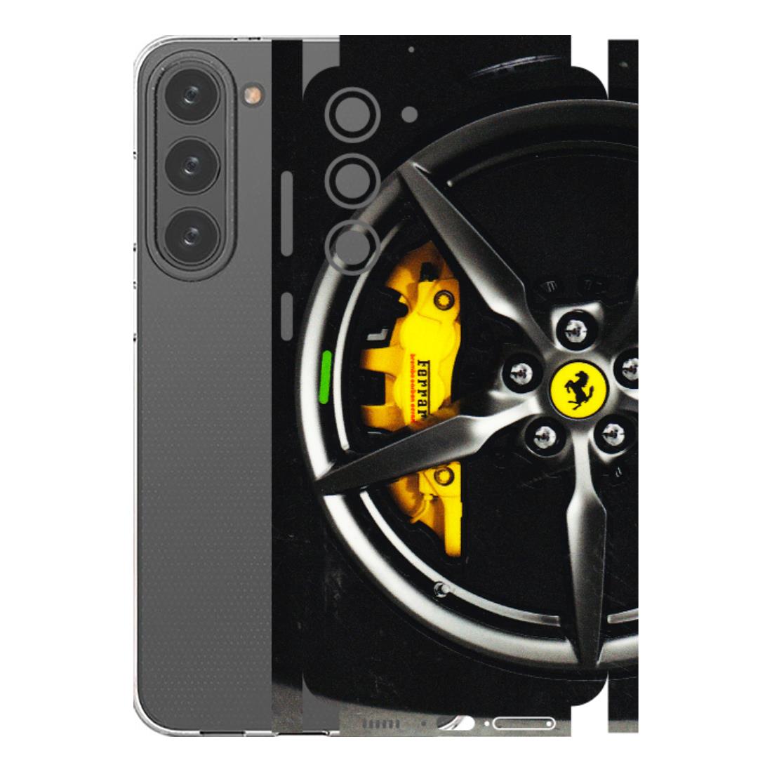 Samsung A/S Series Phone Skins (All Models) - Ferrari Wheel Alloy - 3D Embossed Finish (L-173) Samsung Galaxy S23 Plus (5G)