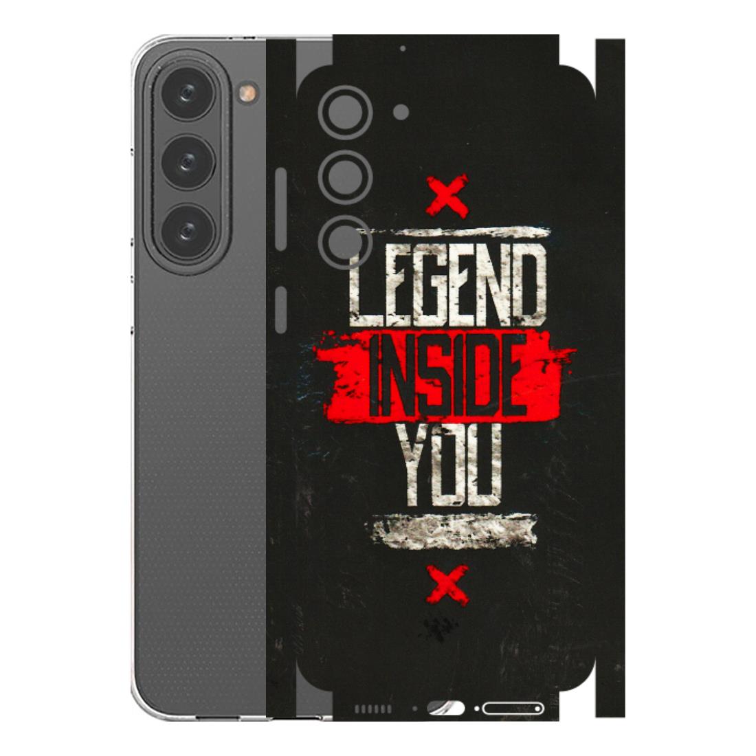 Samsung A/S Series Phone Skins (All Models) - Legend Inside You - 3D Embossed Finish (L-186) Samsung Galaxy S23 Plus (5G)