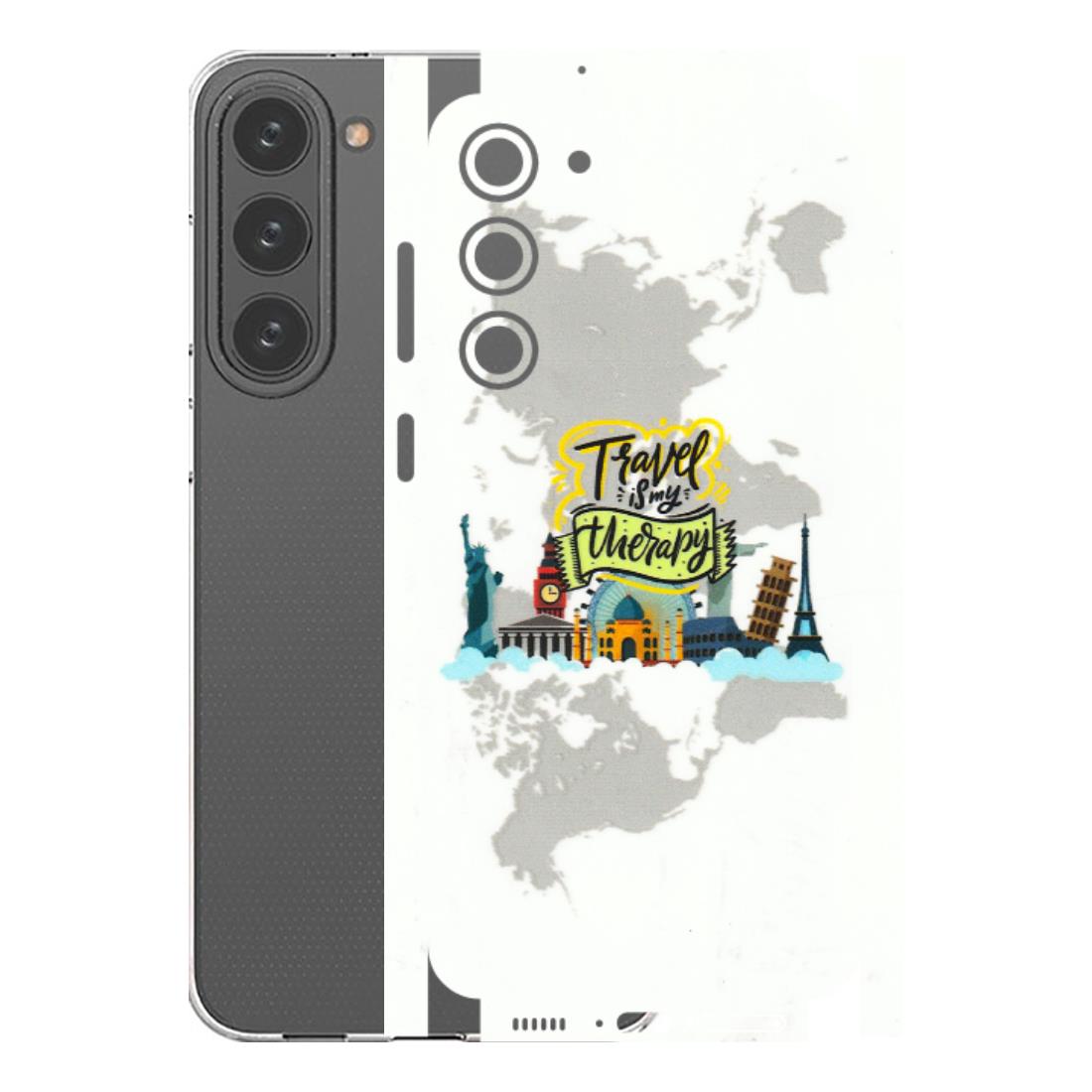 Samsung A/S Series Phone Skins (All Models) - Travel Therapy - 3D Embossed Finish (L-199) Samsung Galaxy S23 Plus (5G)