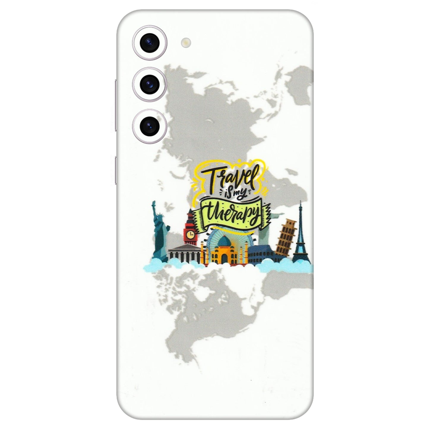 Samsung A/S Series Phone Skins (All Models) - Travel Therapy - 3D Embossed Finish (L-199) Samsung Galaxy S23 Plus (5G)