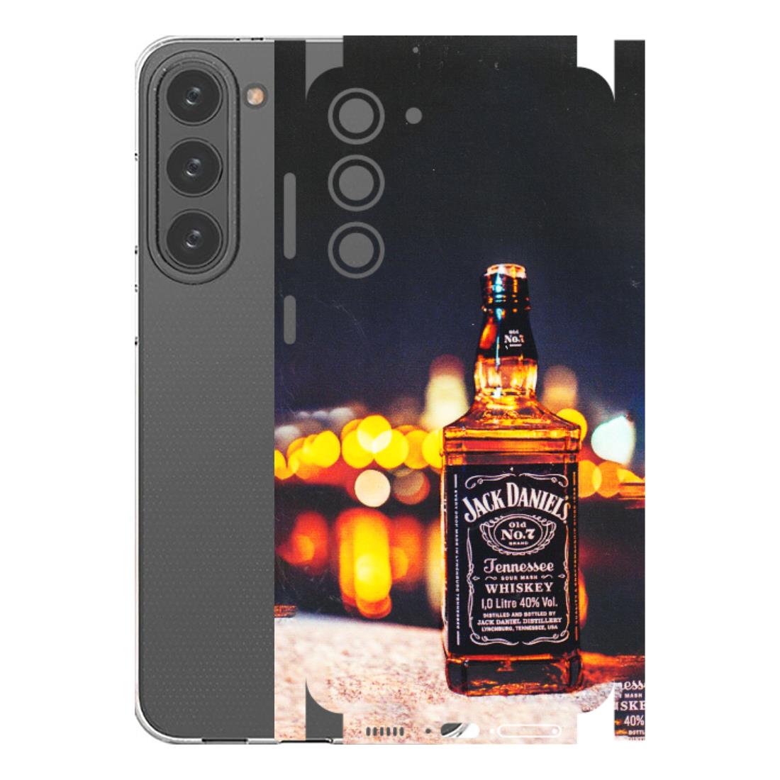 Samsung A/S Series Phone Skins (All Models) - JD Whiskey Bottle - 3D Embossed Finish (L-20) Samsung Galaxy S23 Plus (5G)